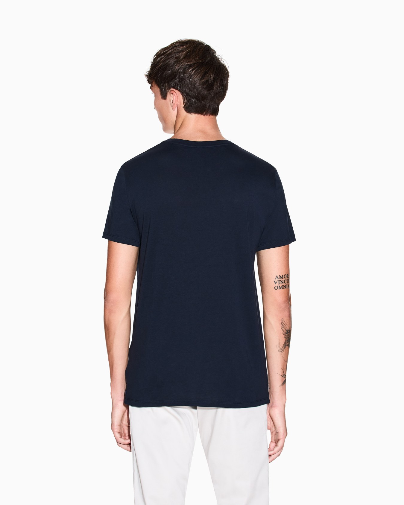 Slim fit Pima cotton T-shirt Slide 2