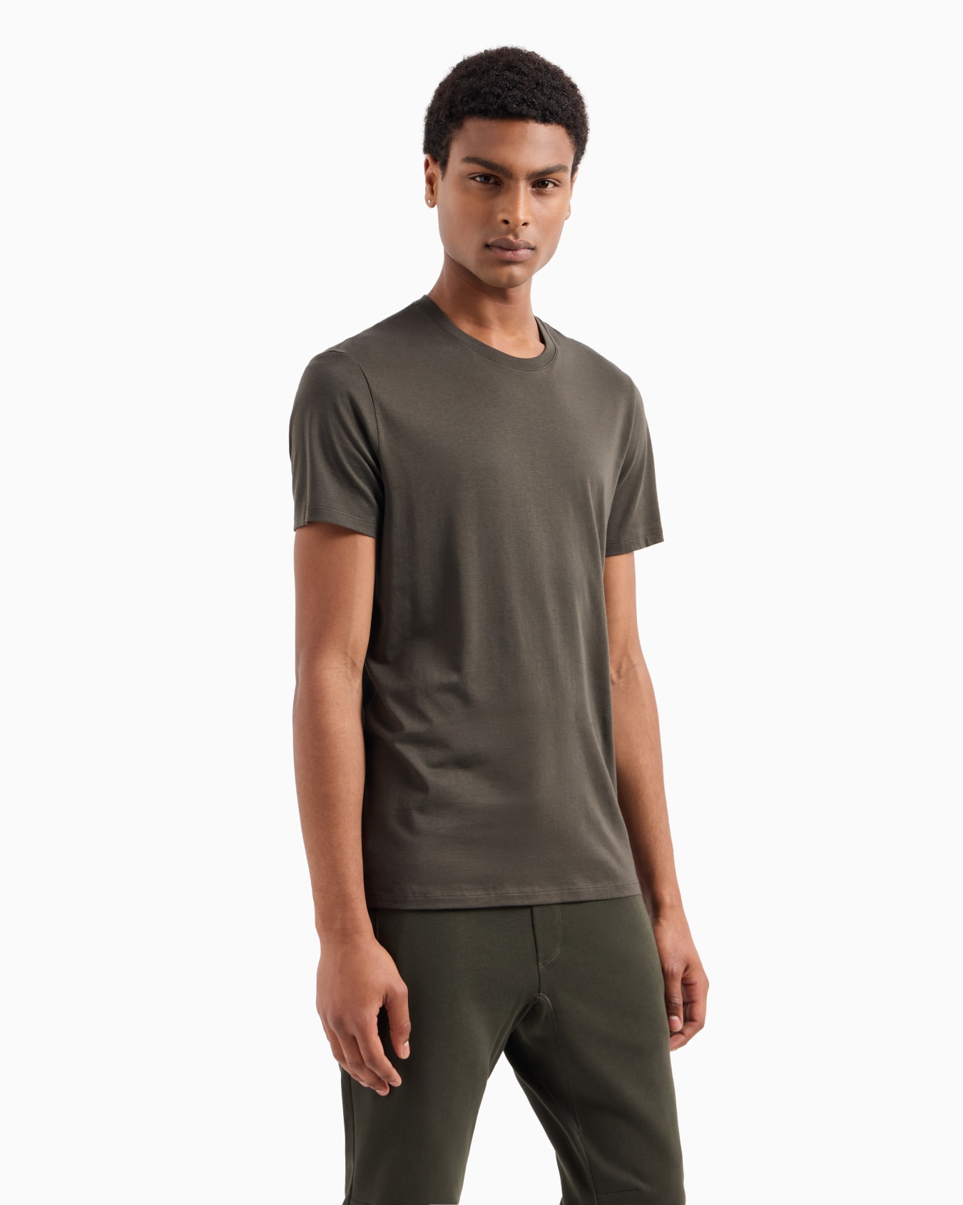 Slim fit Pima cotton T-shirt Slide 1