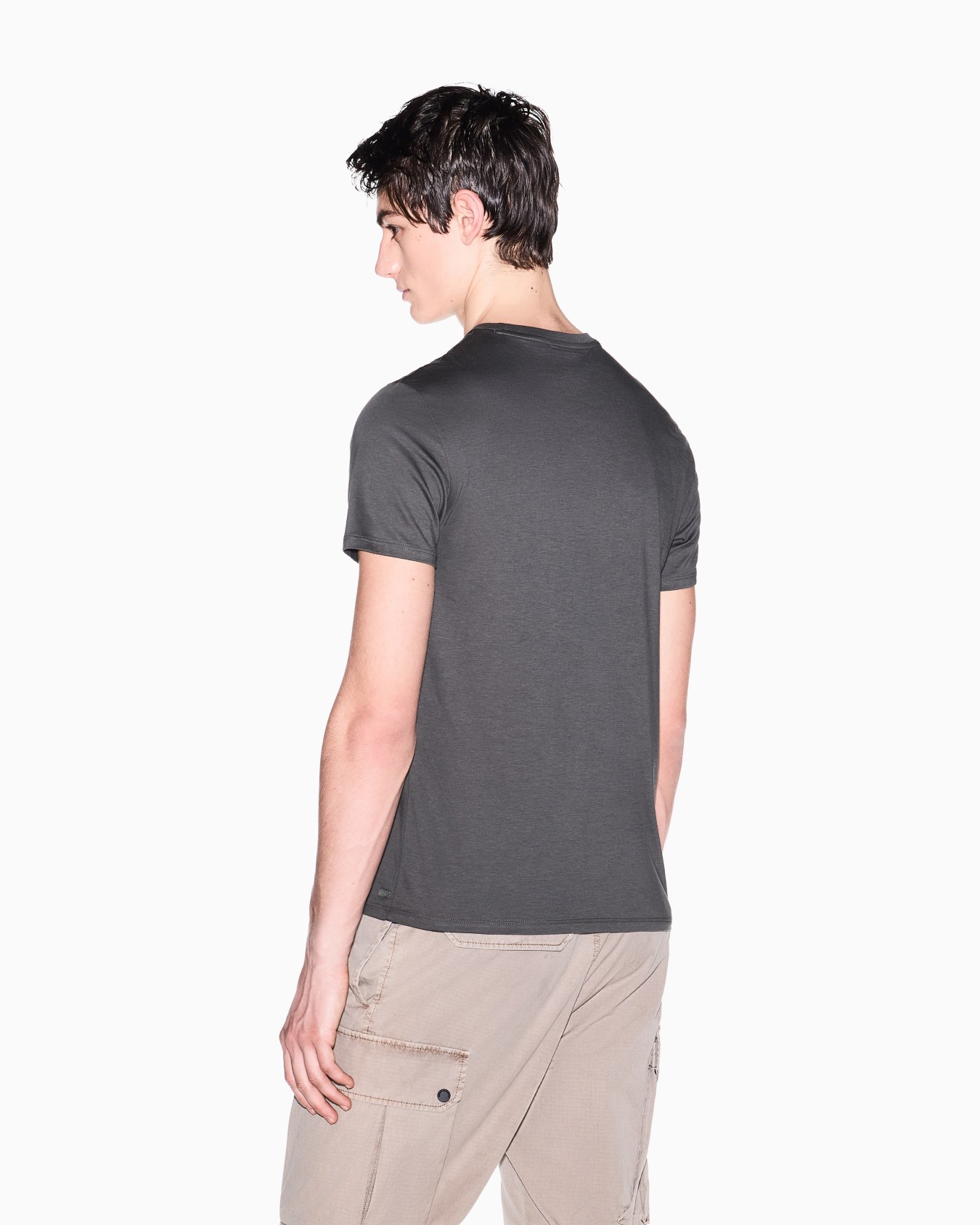 T-shirt Slim Fit en coton Pima Diapositive 2