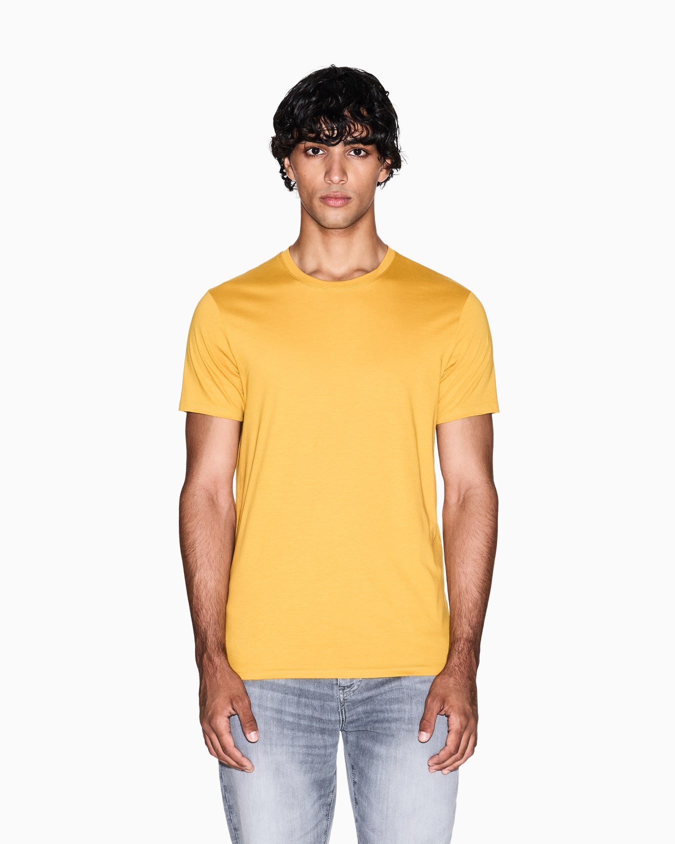 Slim fit Pima cotton T-shirt Diapositiva 3