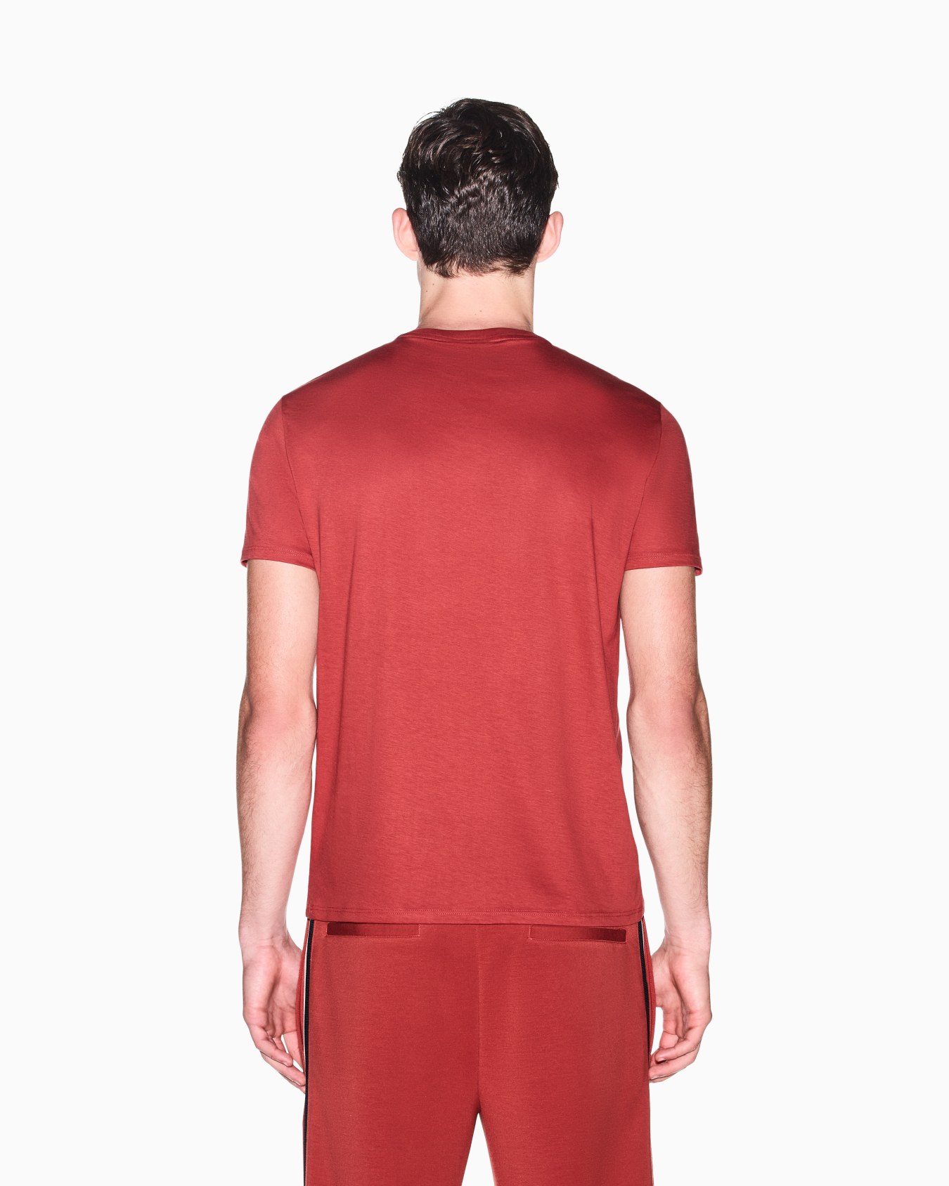 slim fit t-shirt in Pima cotton jersey Slide 5
