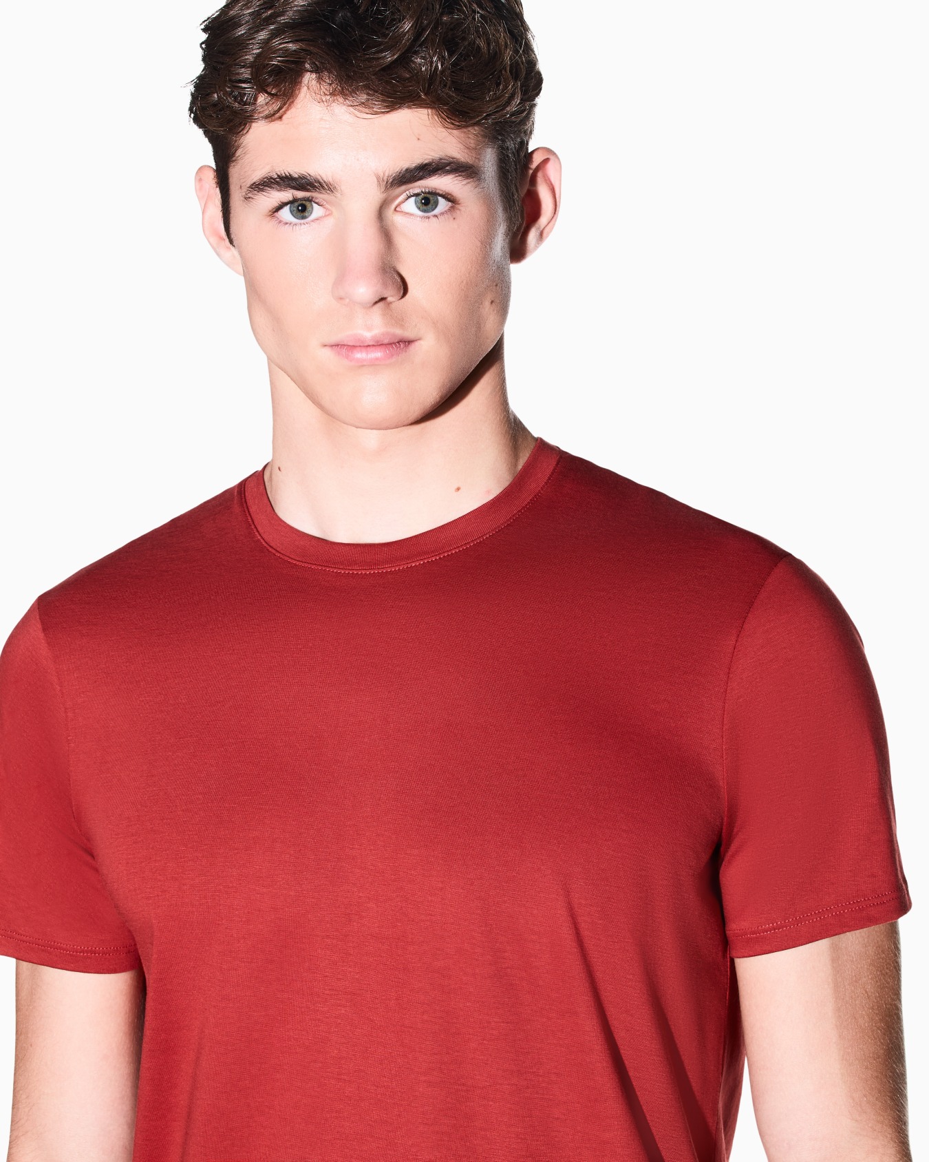 slim fit t-shirt in Pima cotton jersey Slide 6