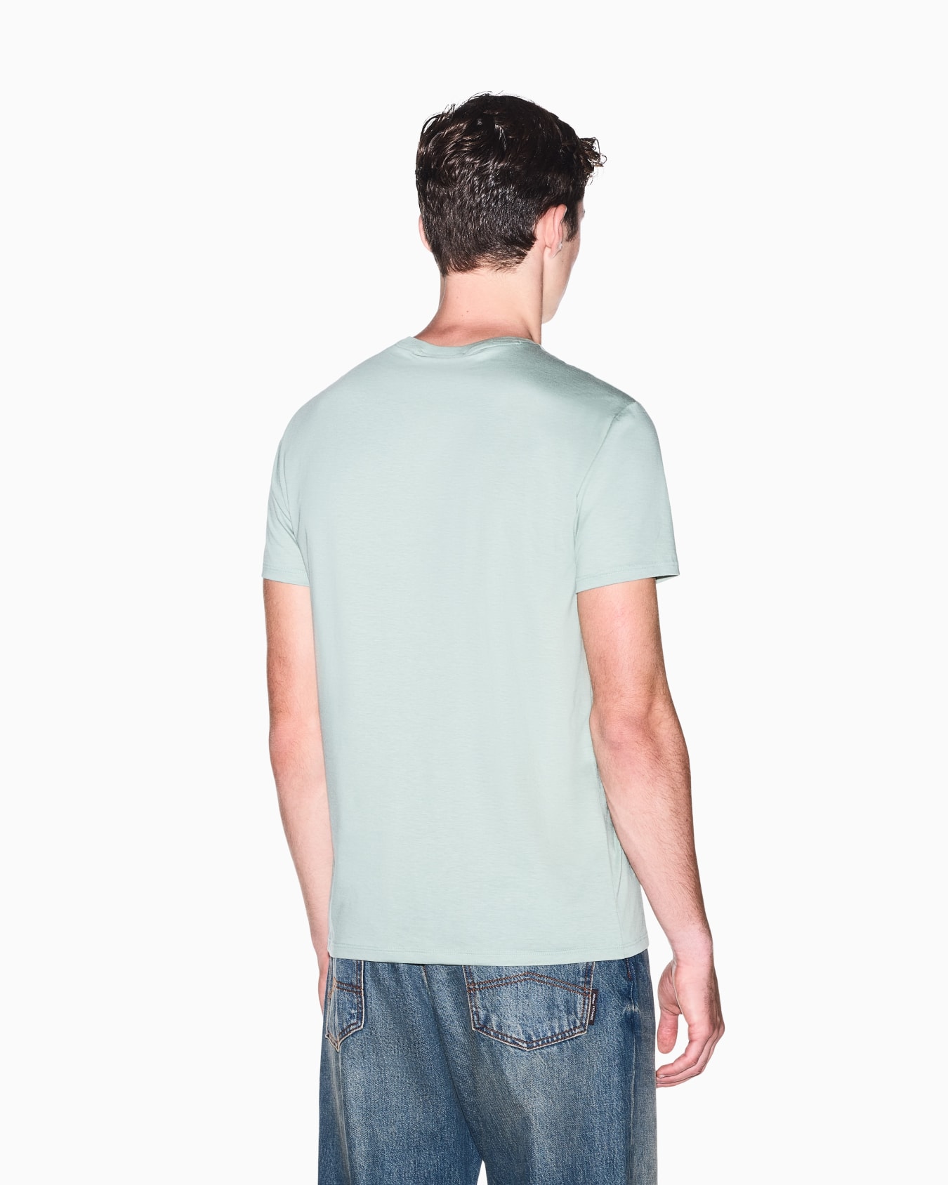 slim fit t-shirt in Pima cotton jersey Slide 5