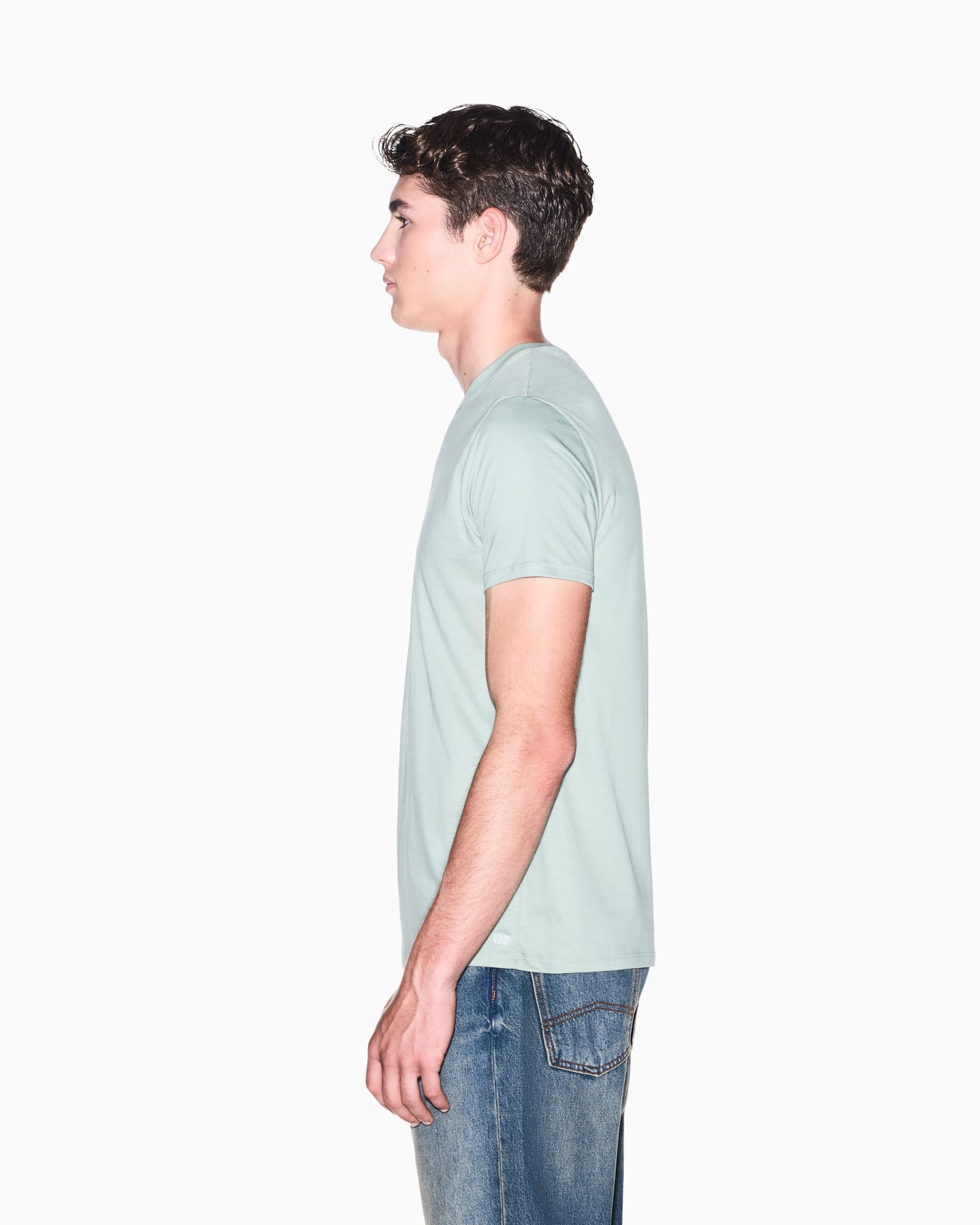 slim fit t-shirt in Pima cotton jersey Slide 7