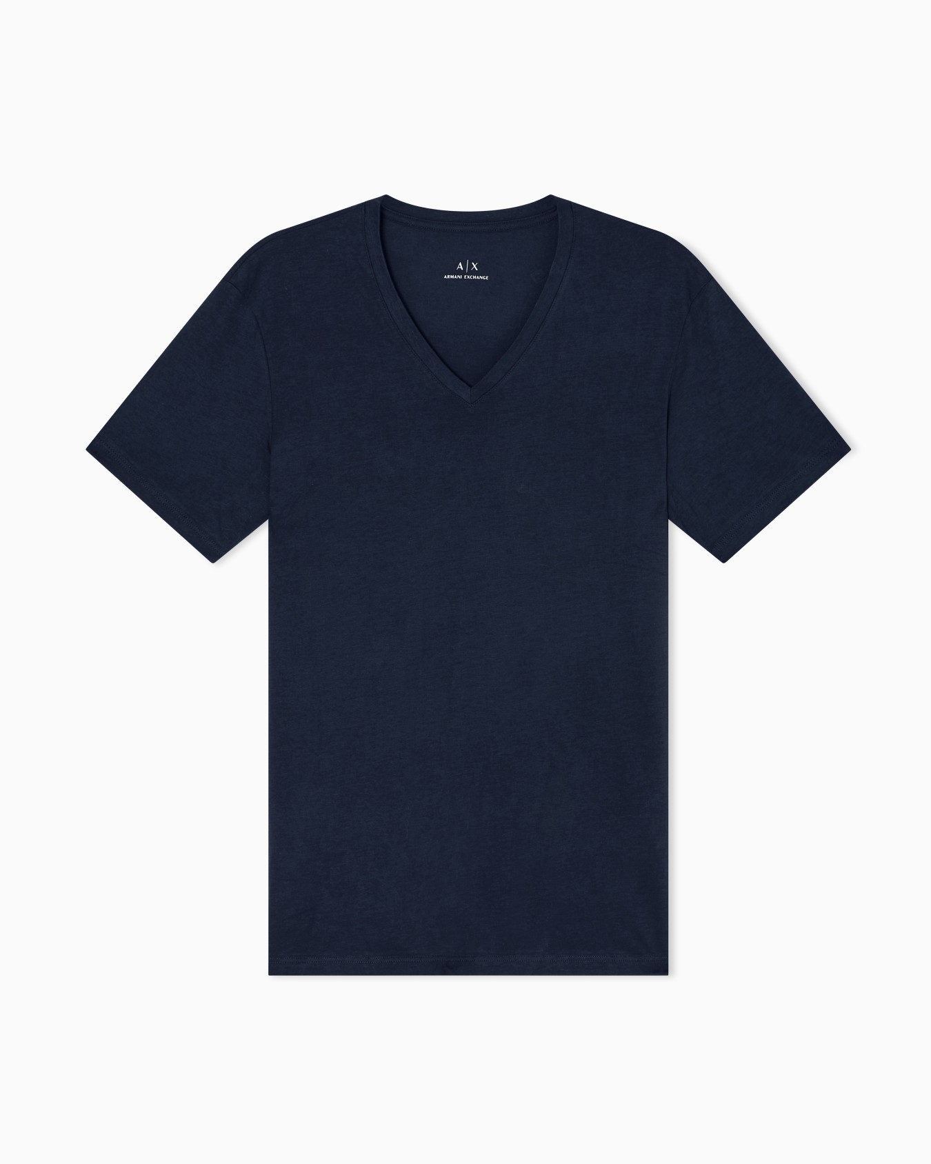 T-shirt slim fit en jersey de coton Pima Diapositive 0