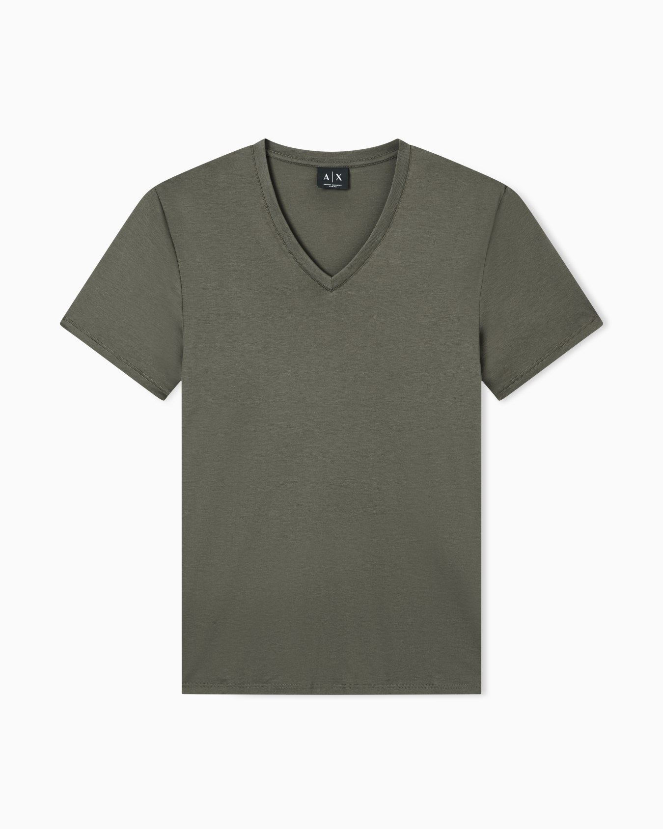 Slim fit T-shirt in Pima cotton jersey Slide 0