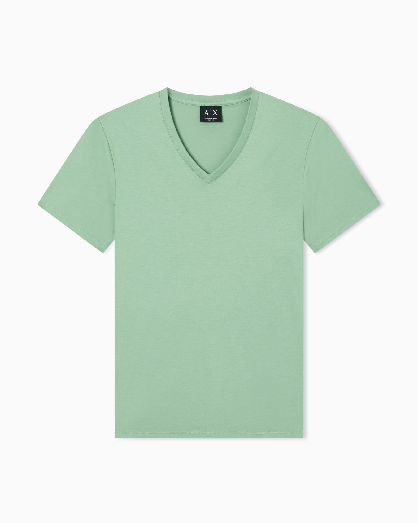 Slim fit T-shirt in Pima cotton jersey Slide 0