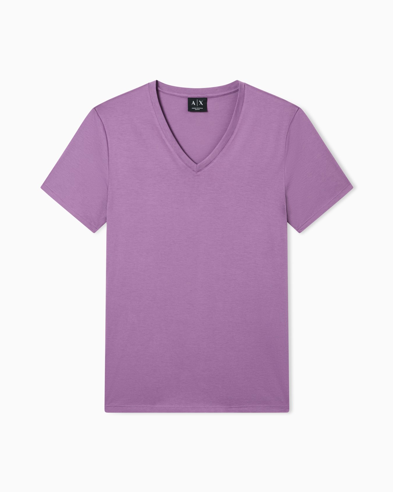 Slim fit T-shirt in Pima cotton jersey Slide 0