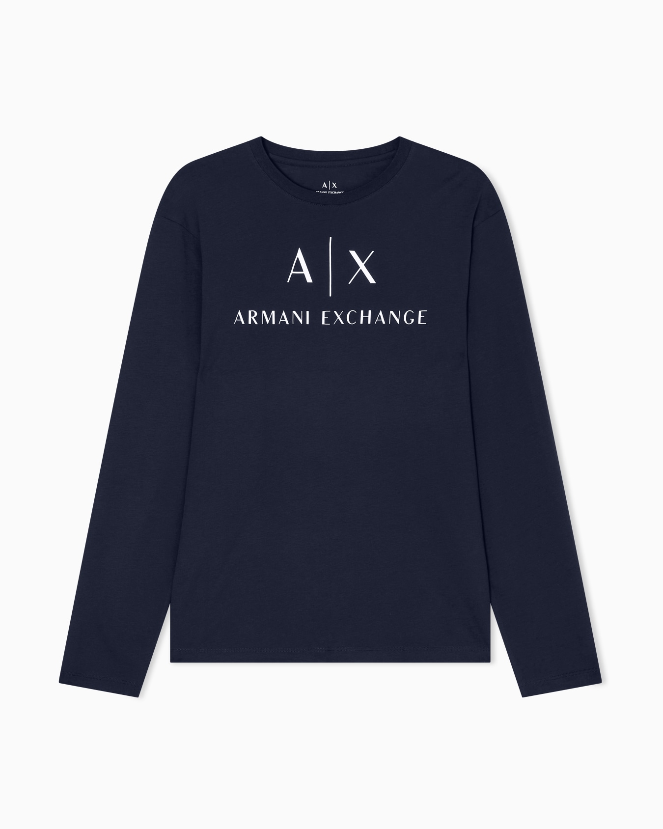 Camiseta de manga larga con logo estampado Diapositiva 0