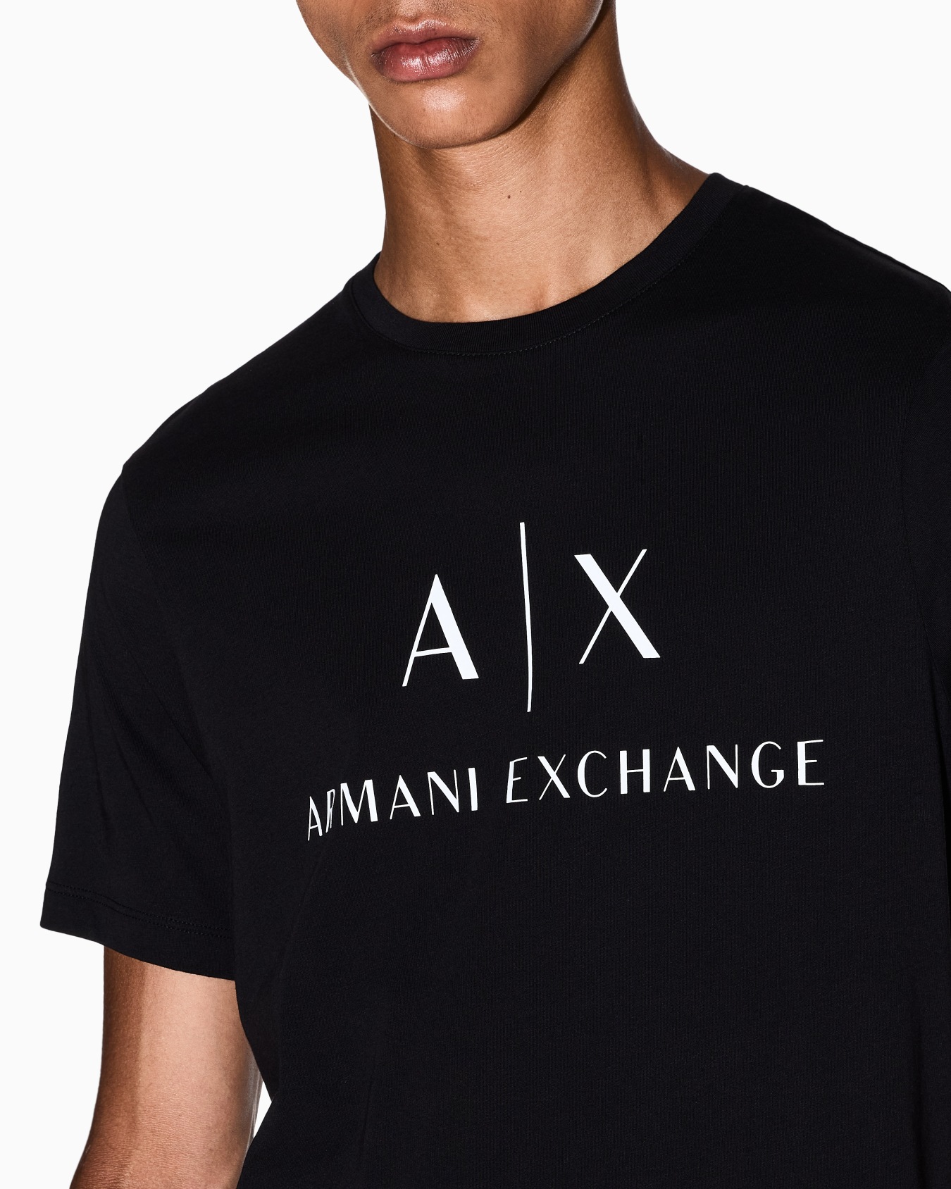 Slim fit jersey T-shirt with logo Slide 4