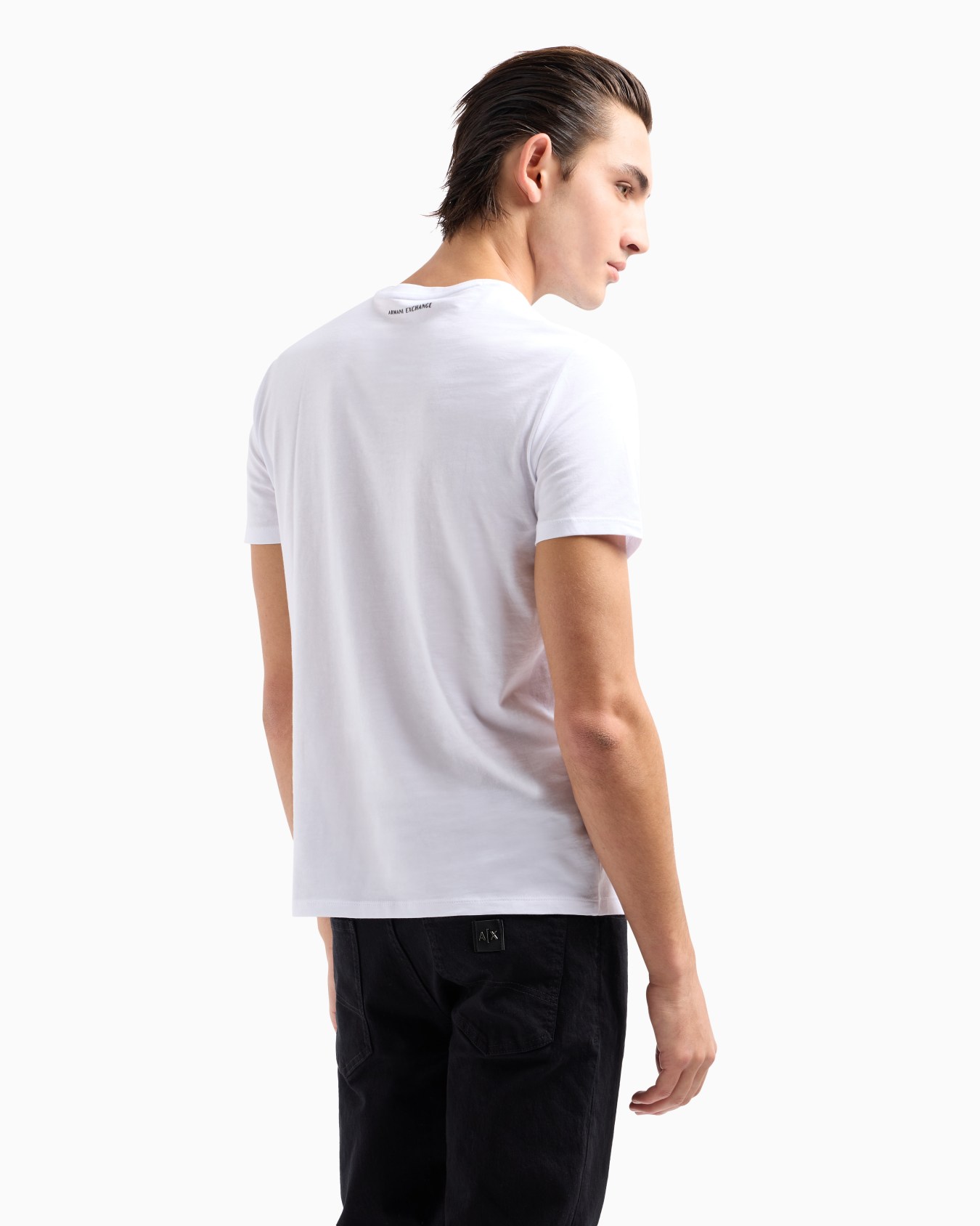  T-shirt coupe slim en jersey avec logo Diapositive 2