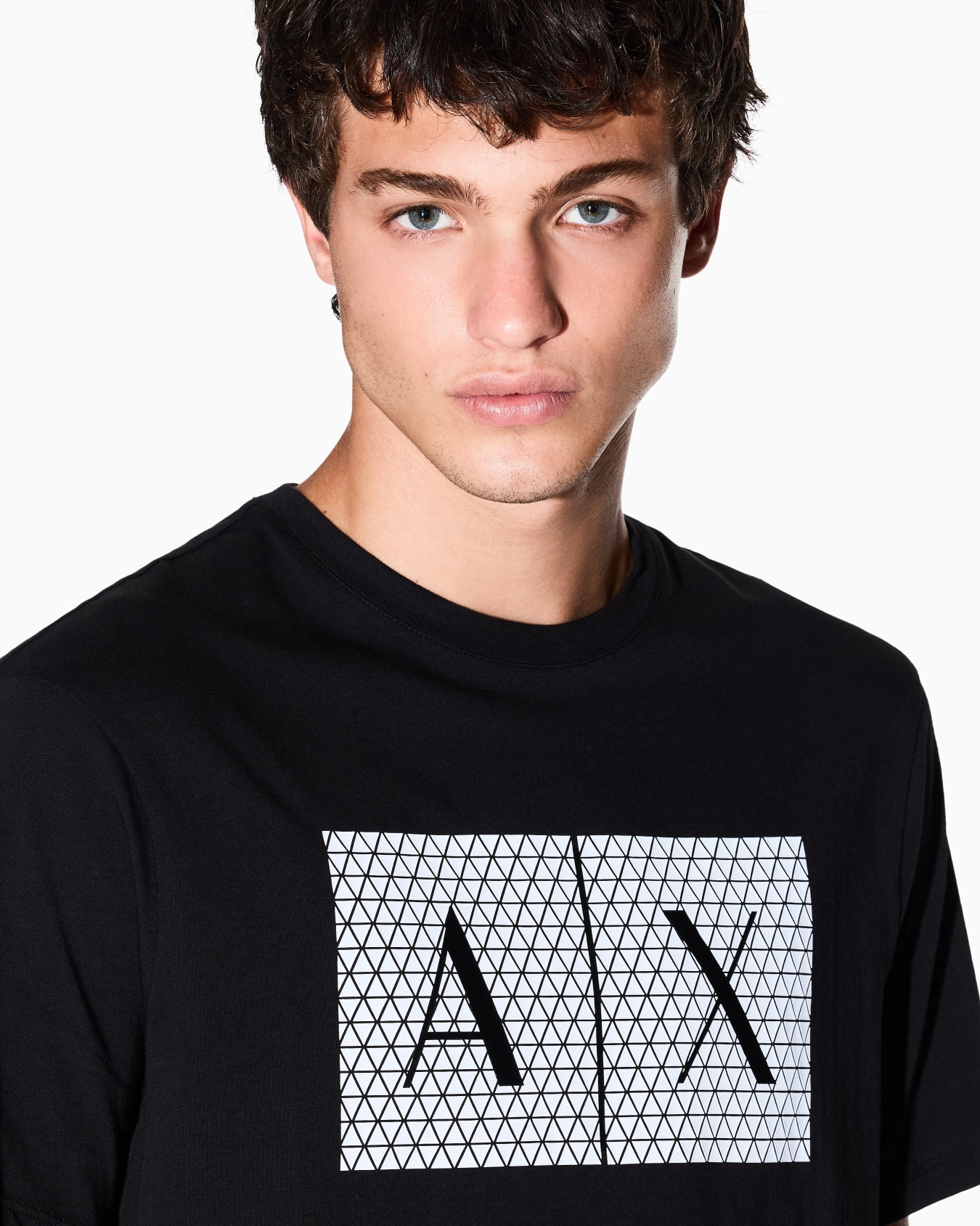  Slim fit jersey T-shirt with logo Slide 4