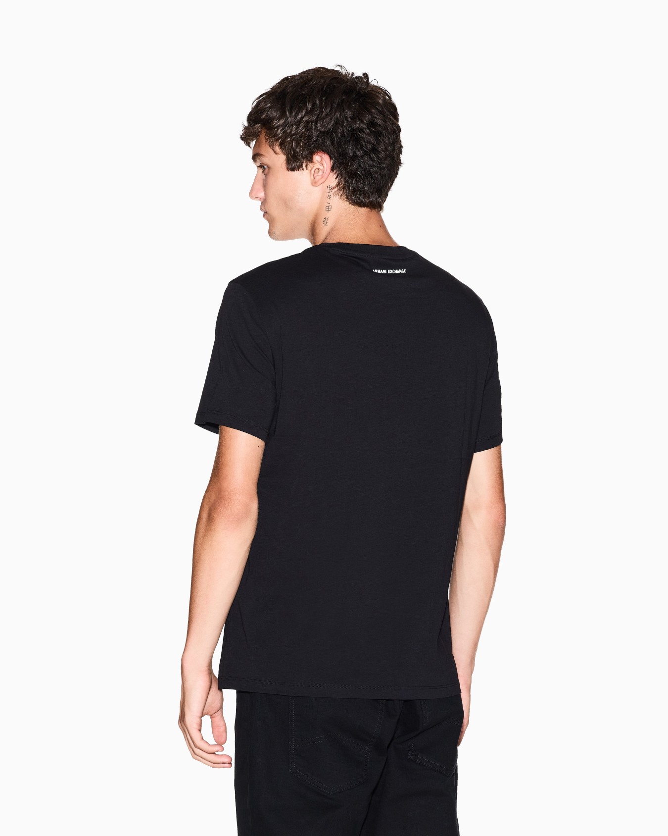  Slim fit jersey T-shirt with logo Slide 2