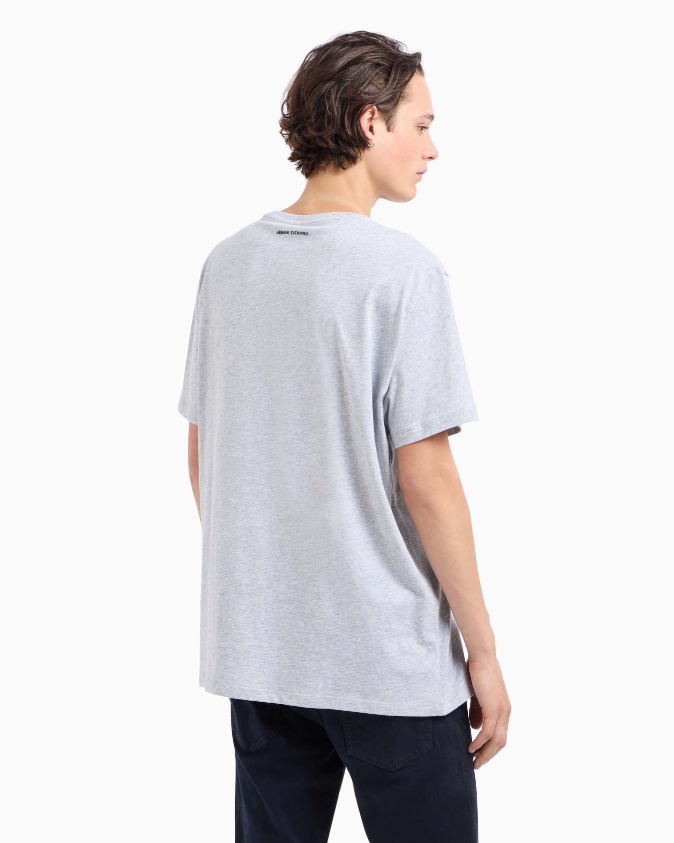  Camiseta de punto slim fit con logo Diapositiva 2