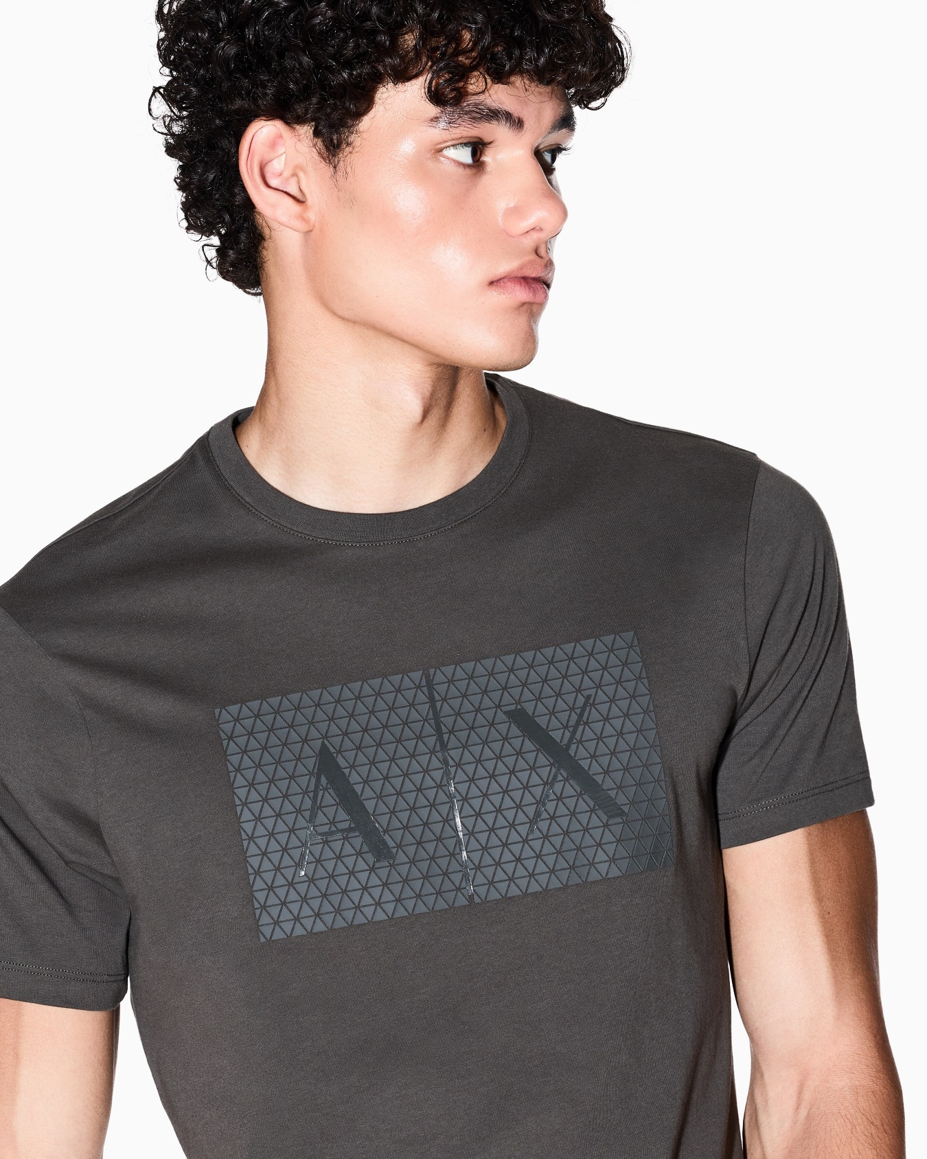  T-shirt coupe slim en jersey avec logo Diapositive 4