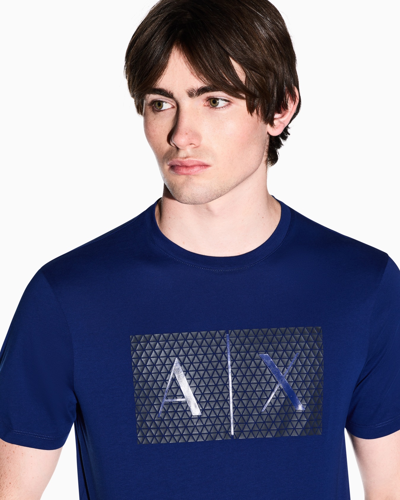  Camiseta de punto slim fit con logo Diapositiva 4