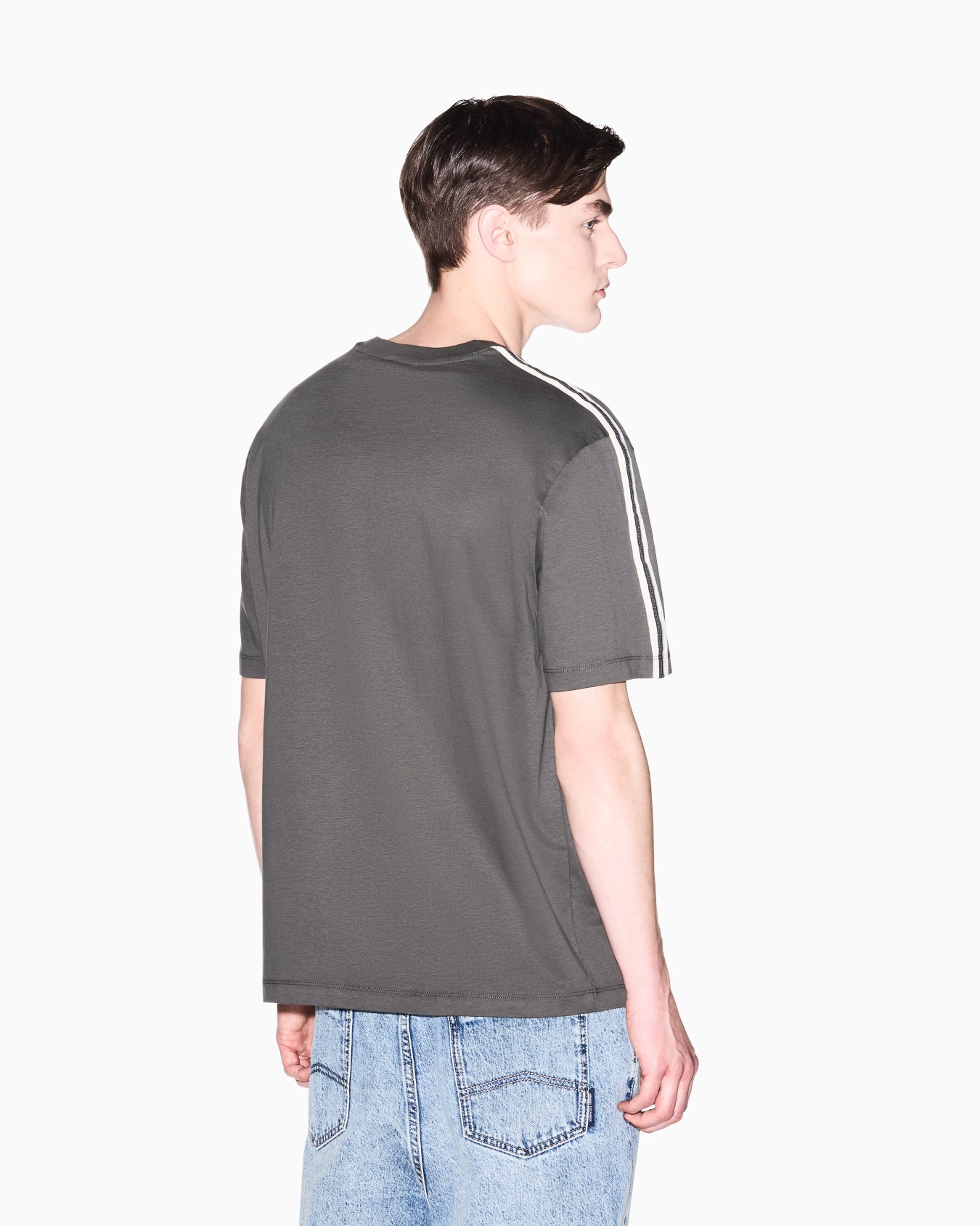 Regular Fit Mercerized Cotton Jersey T-shirt Slide 2
