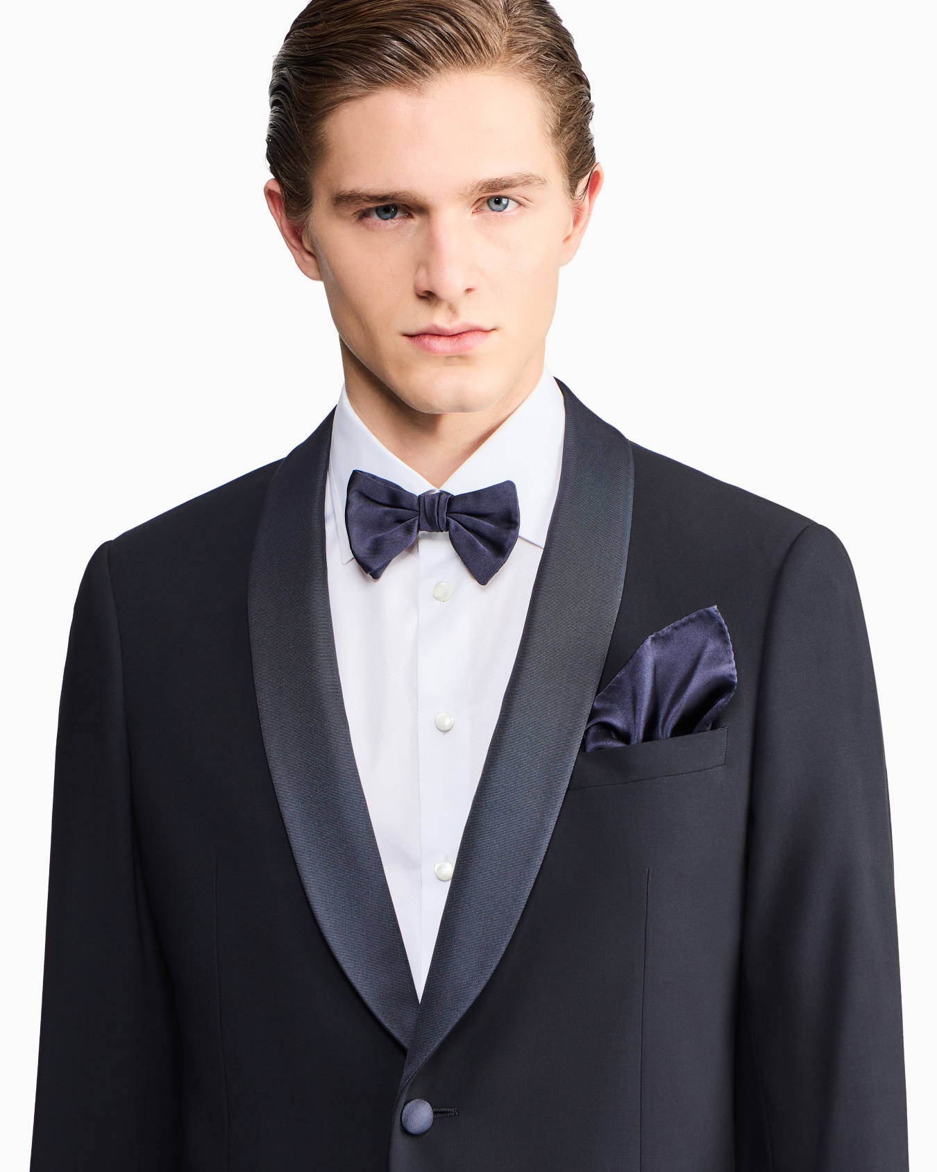 Soho Line single-breasted tuxedo in wool crêpe Slide 3