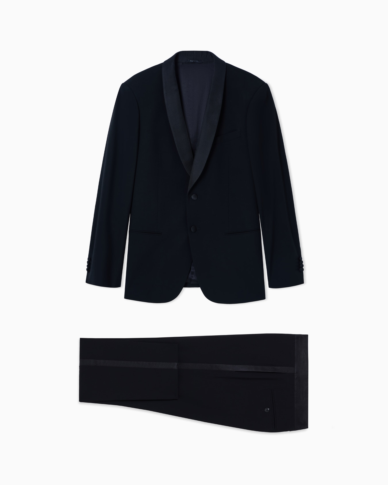 Soho Line single-breasted tuxedo in wool crêpe Slide 0
