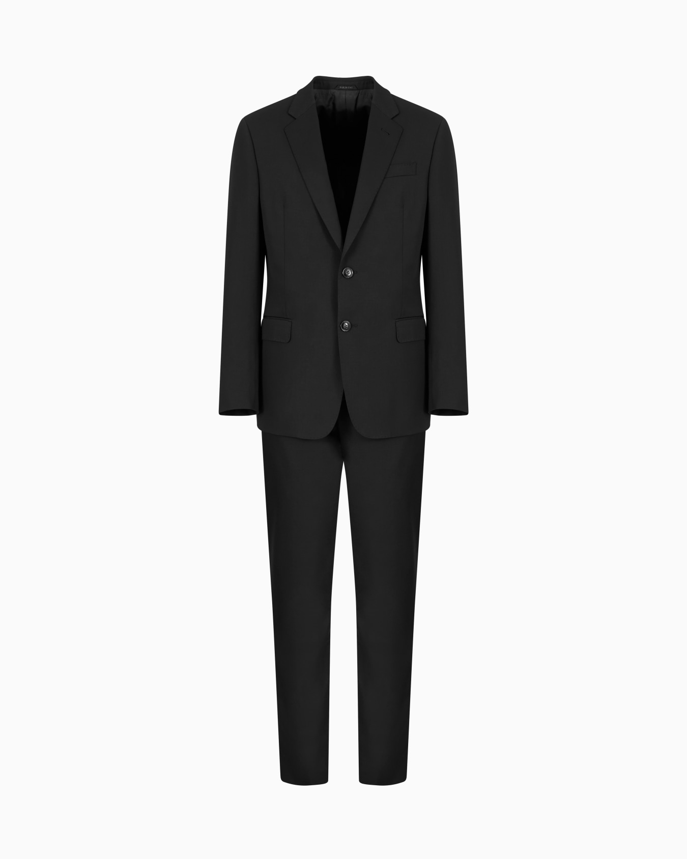Costume à boutonnage simple de la gamme Soft en laine déperlante Diapositive 0