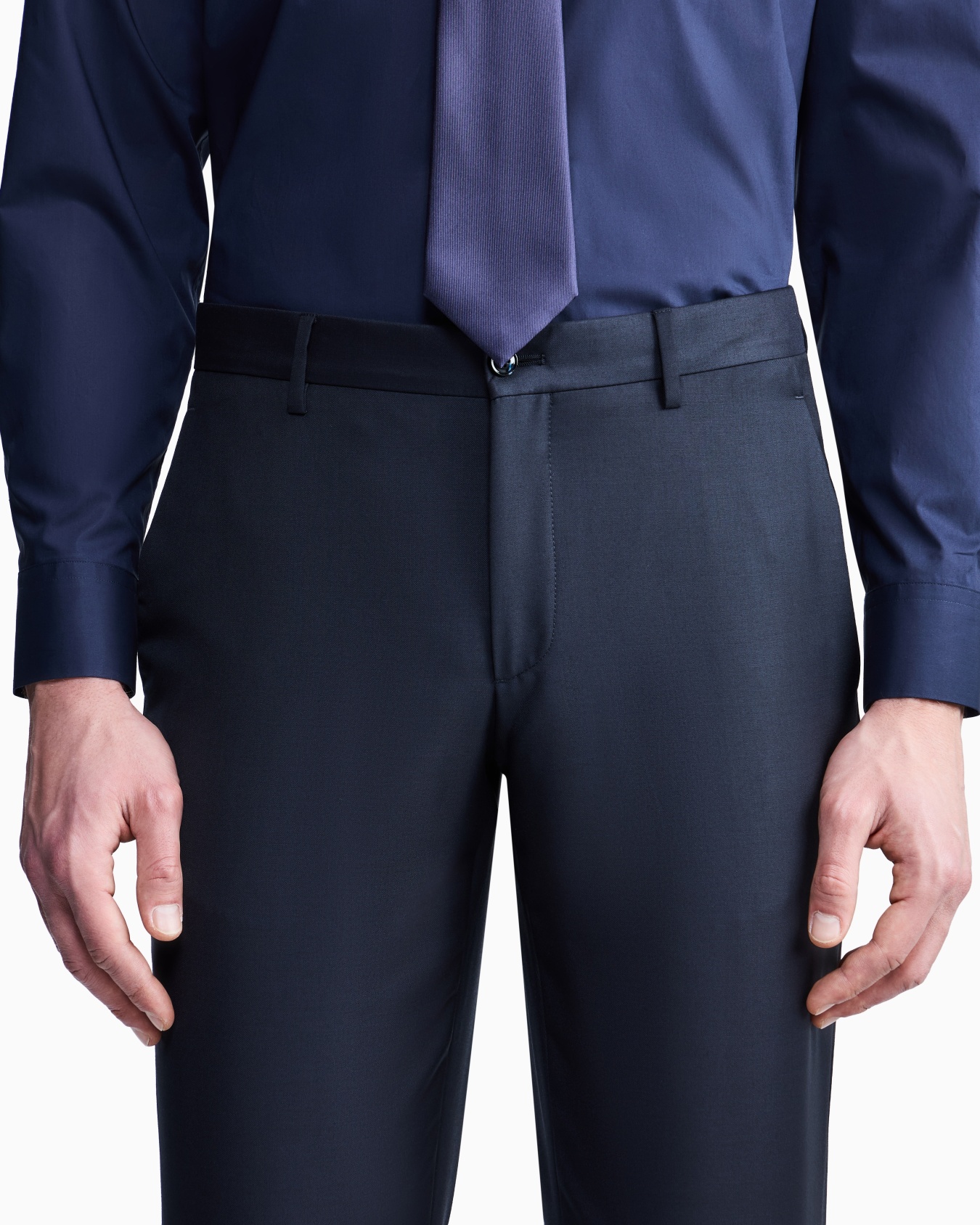 Soho Line single-breasted suit in wool and cashmere Slide 6