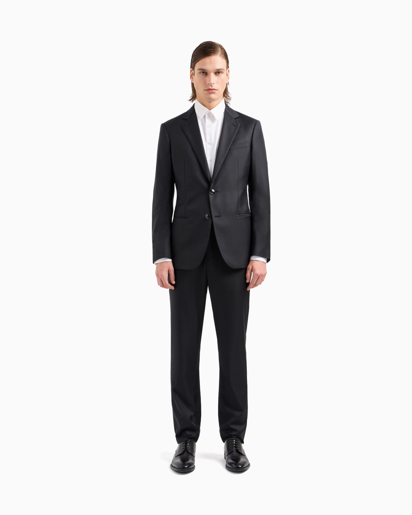 Soho Line single-breasted suit in wool and cashmere Slide 3