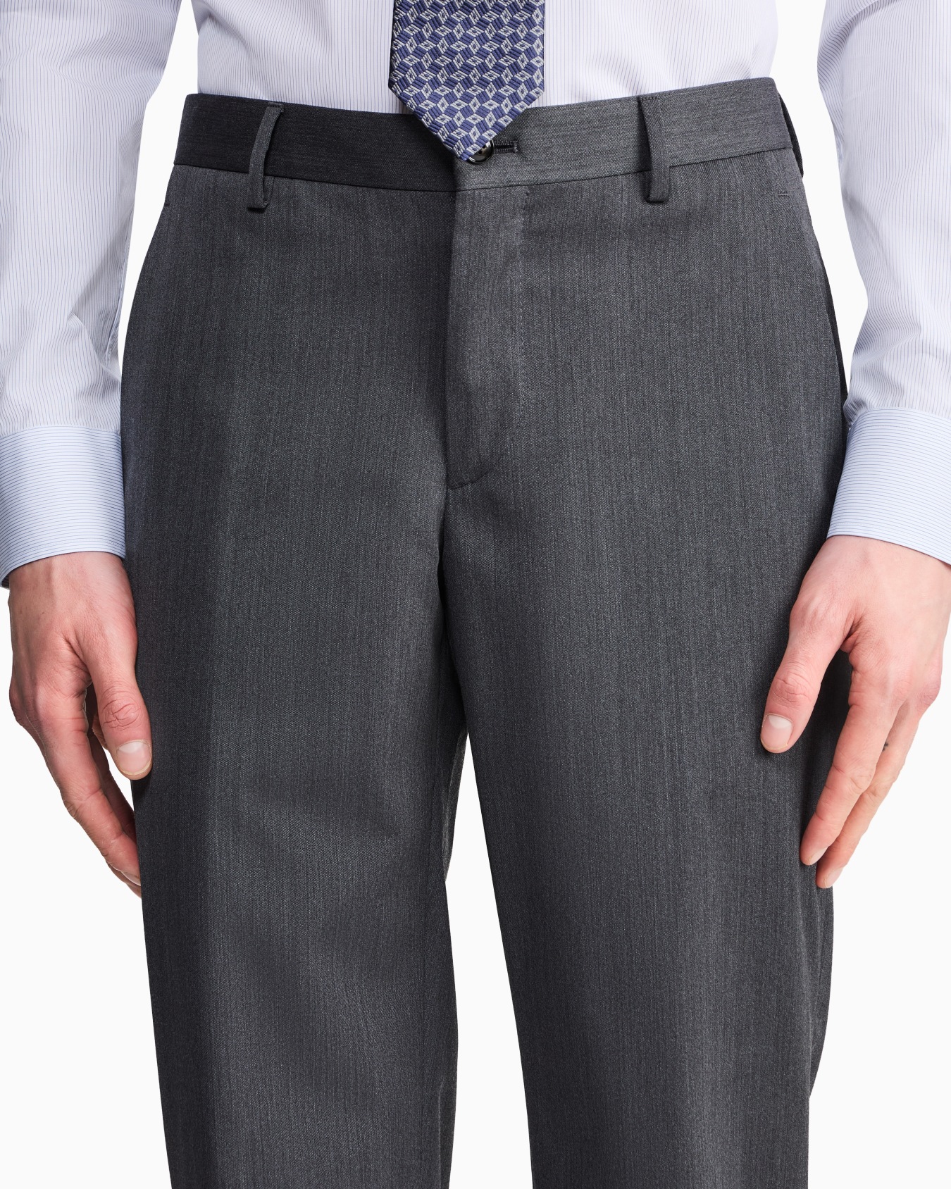 Single-breasted Soho line suit in virgin wool Slide 7