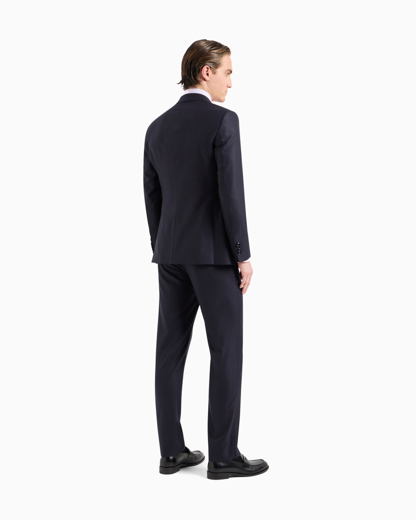 Single-breasted Soho line suit in pinstriped virgin wool Slide 2