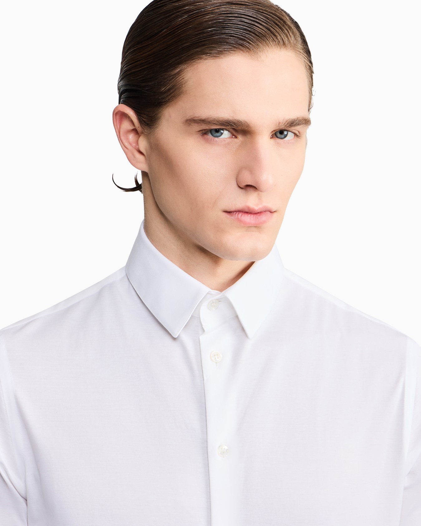 Camicia a maniche corte in jersey di cotone Slide 6