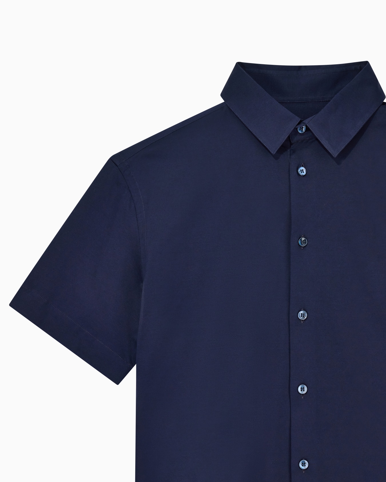 Kurzärmliges Baumwollhemd Folie 4