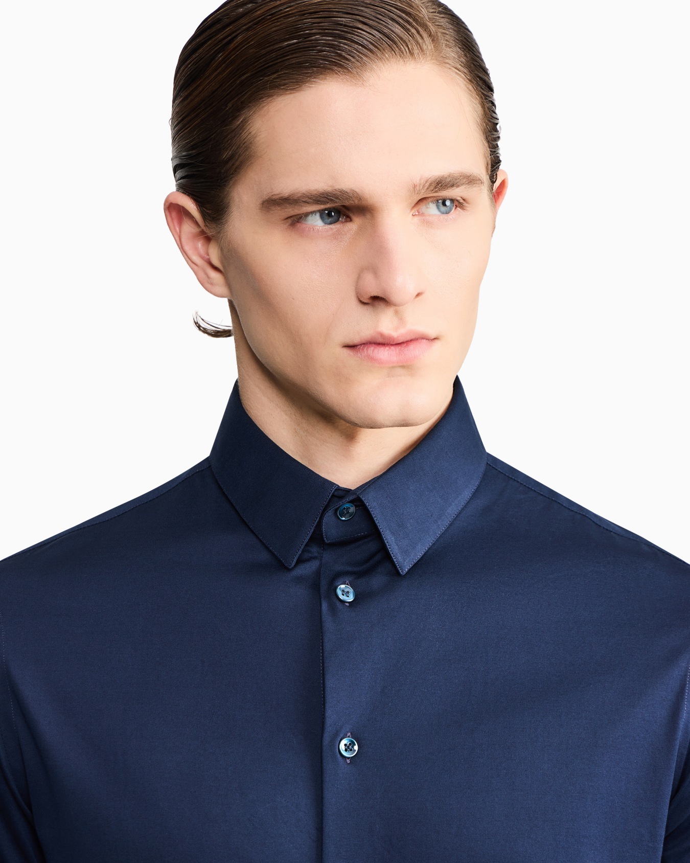 Kurzärmliges Baumwollhemd Folie 5