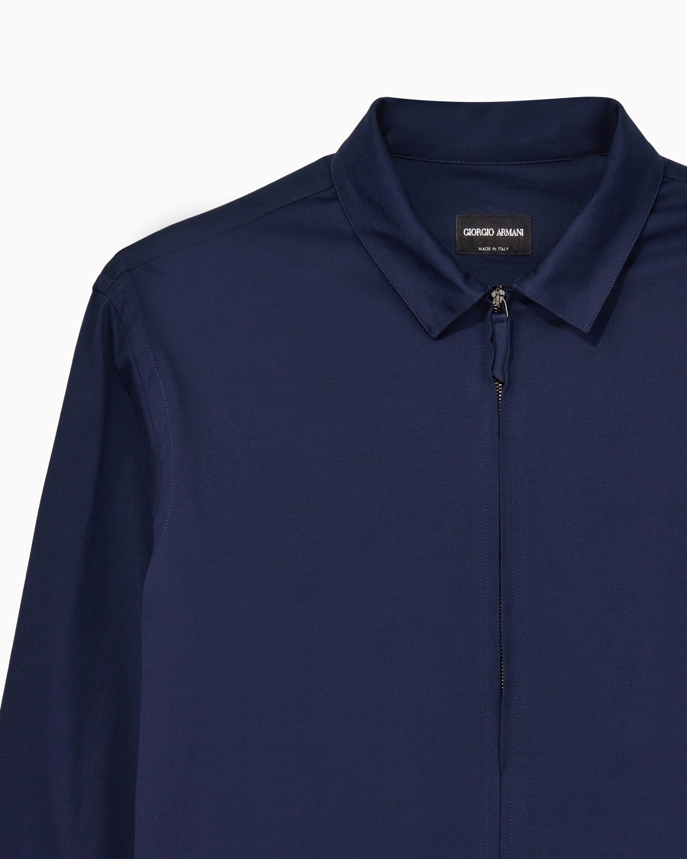 Chemisier zippé en jersey de coton Diapositive 4