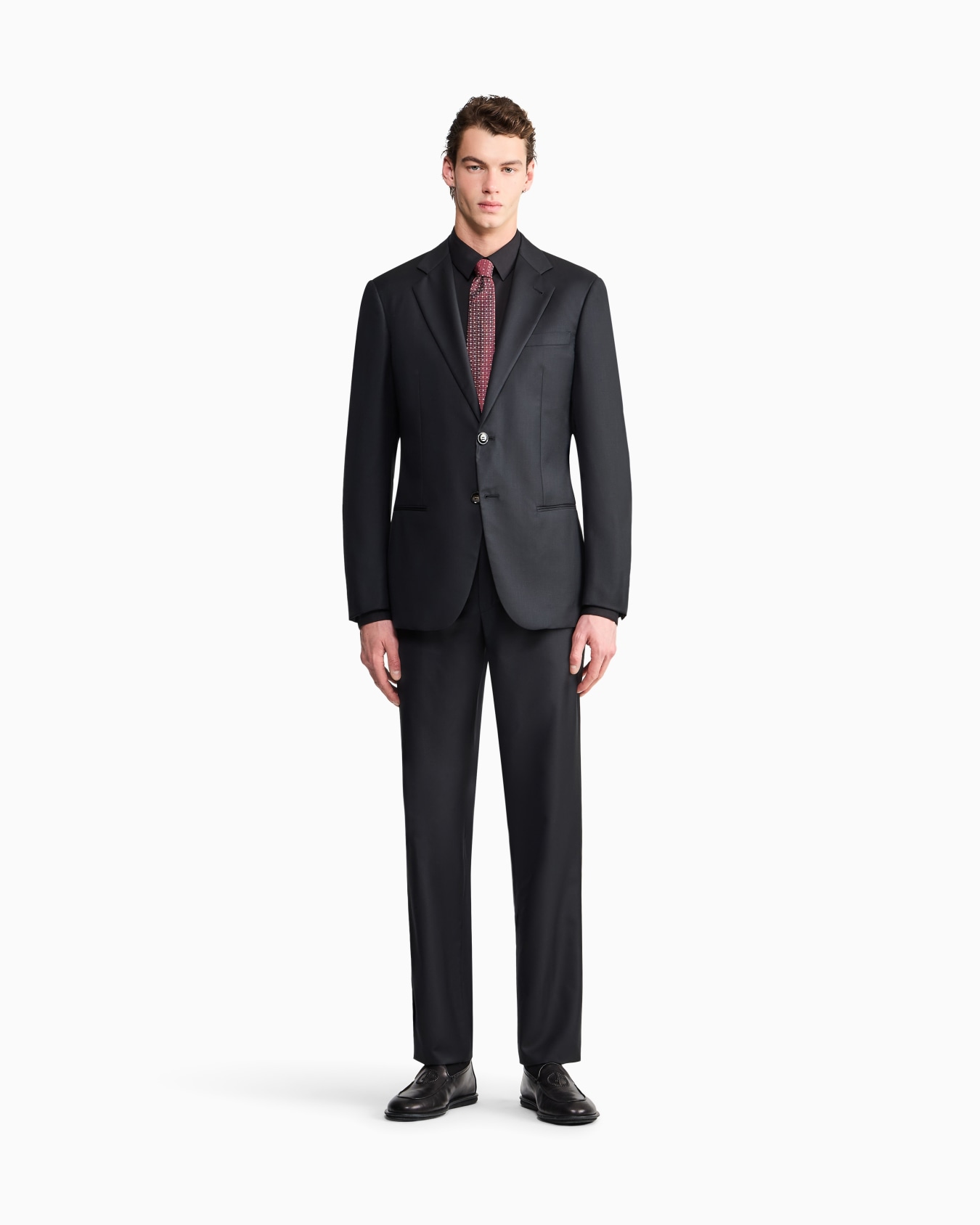 Bluse aus stückgefärbtem Baumwollstretch Folie 1