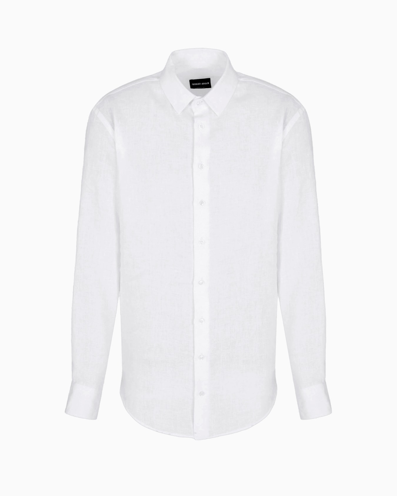 Regular-fit shirt in linen Slide 0