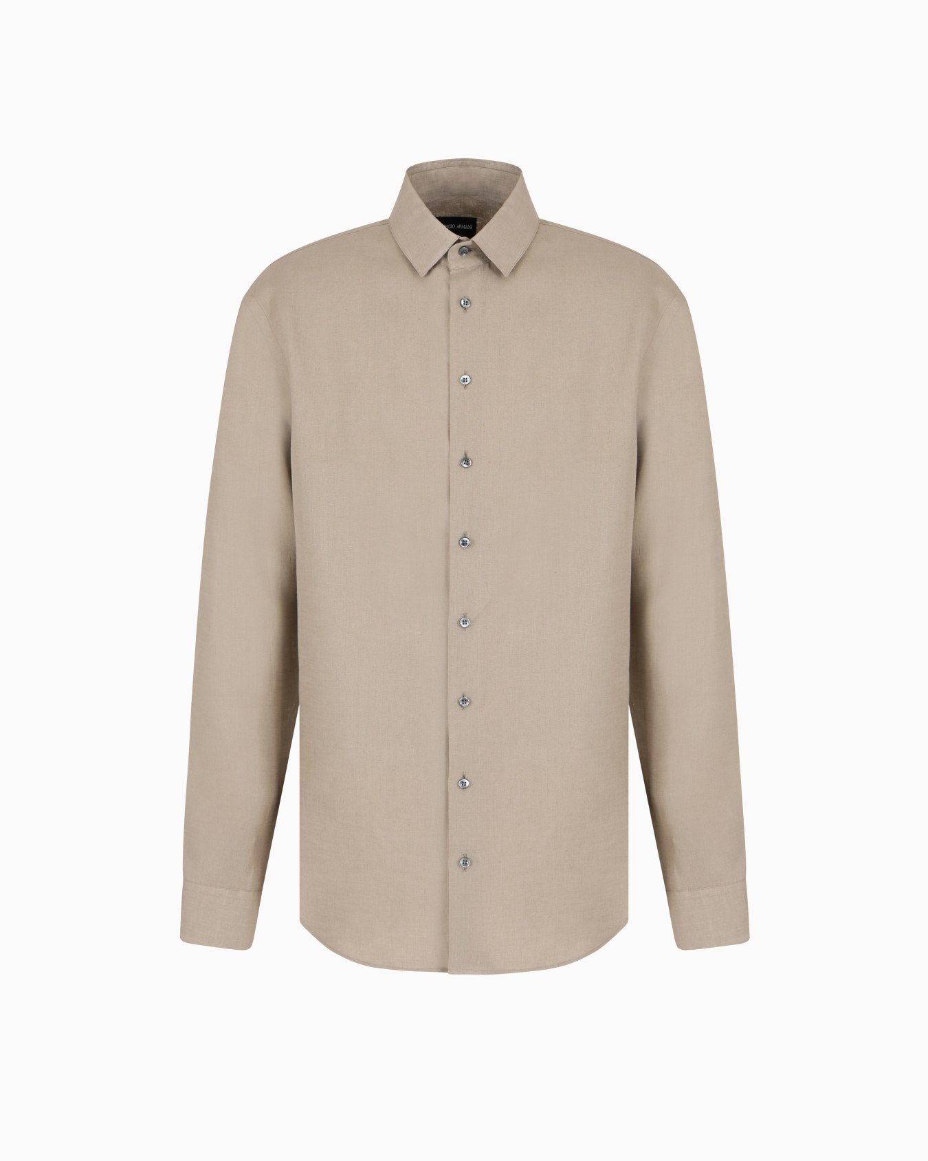 Regular-fit shirt in linen Slide 0