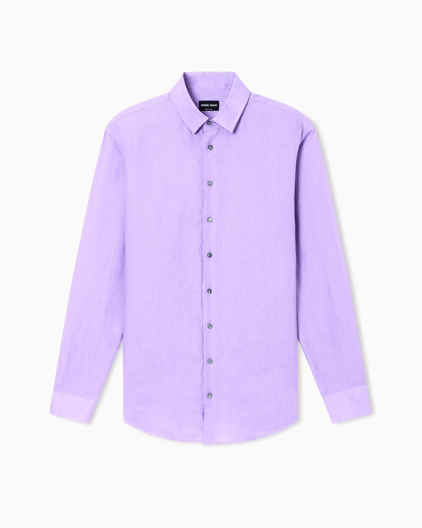 Regular-fit shirt in linen Slide 0