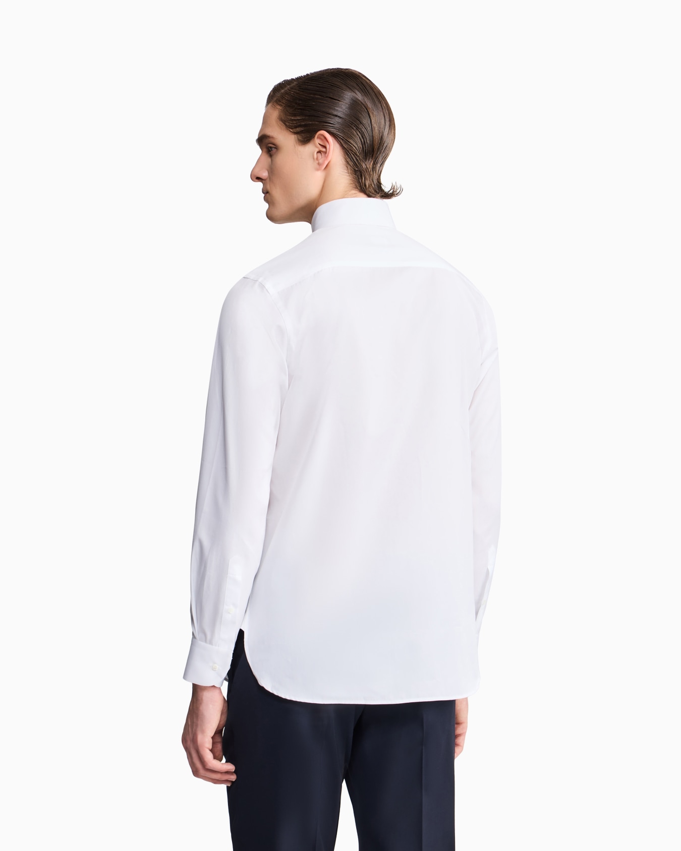 Luxury cotton twill shirt Slide 5