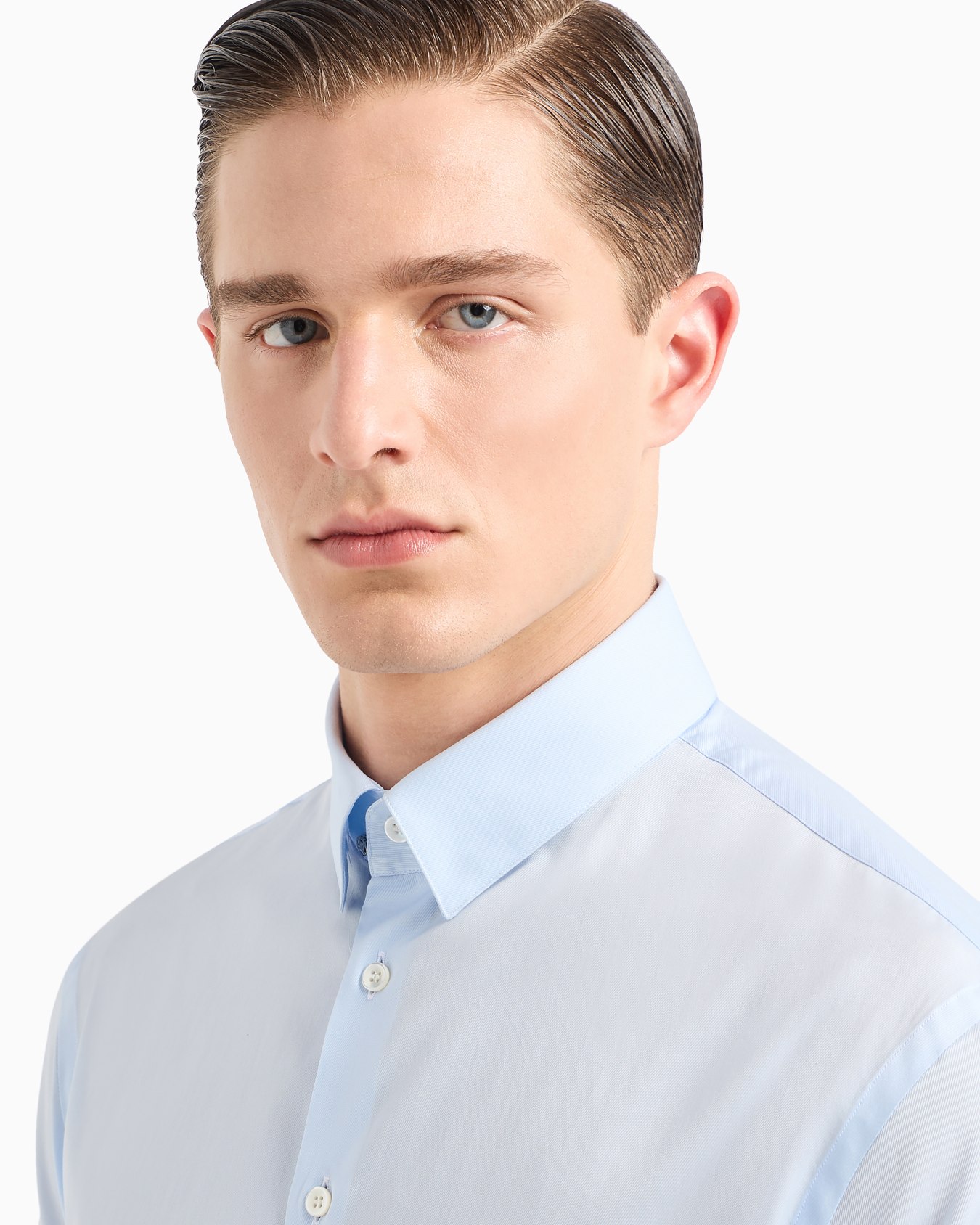 Luxury cotton twill shirt Slide 4