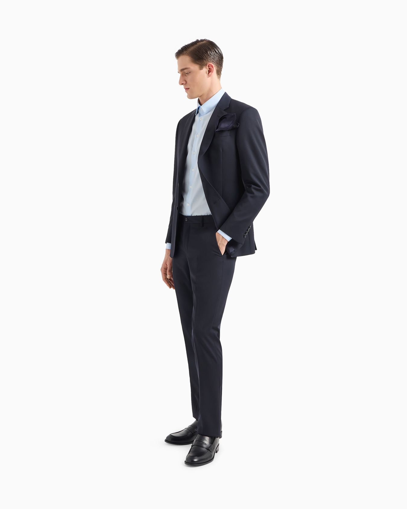 Luxury cotton twill shirt Slide 1