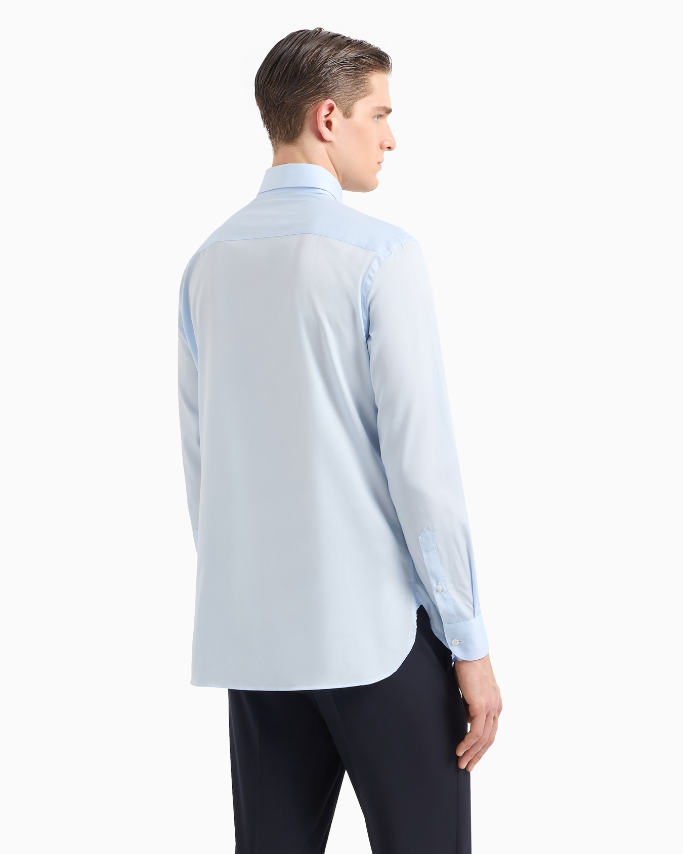 Luxury cotton twill shirt Slide 2