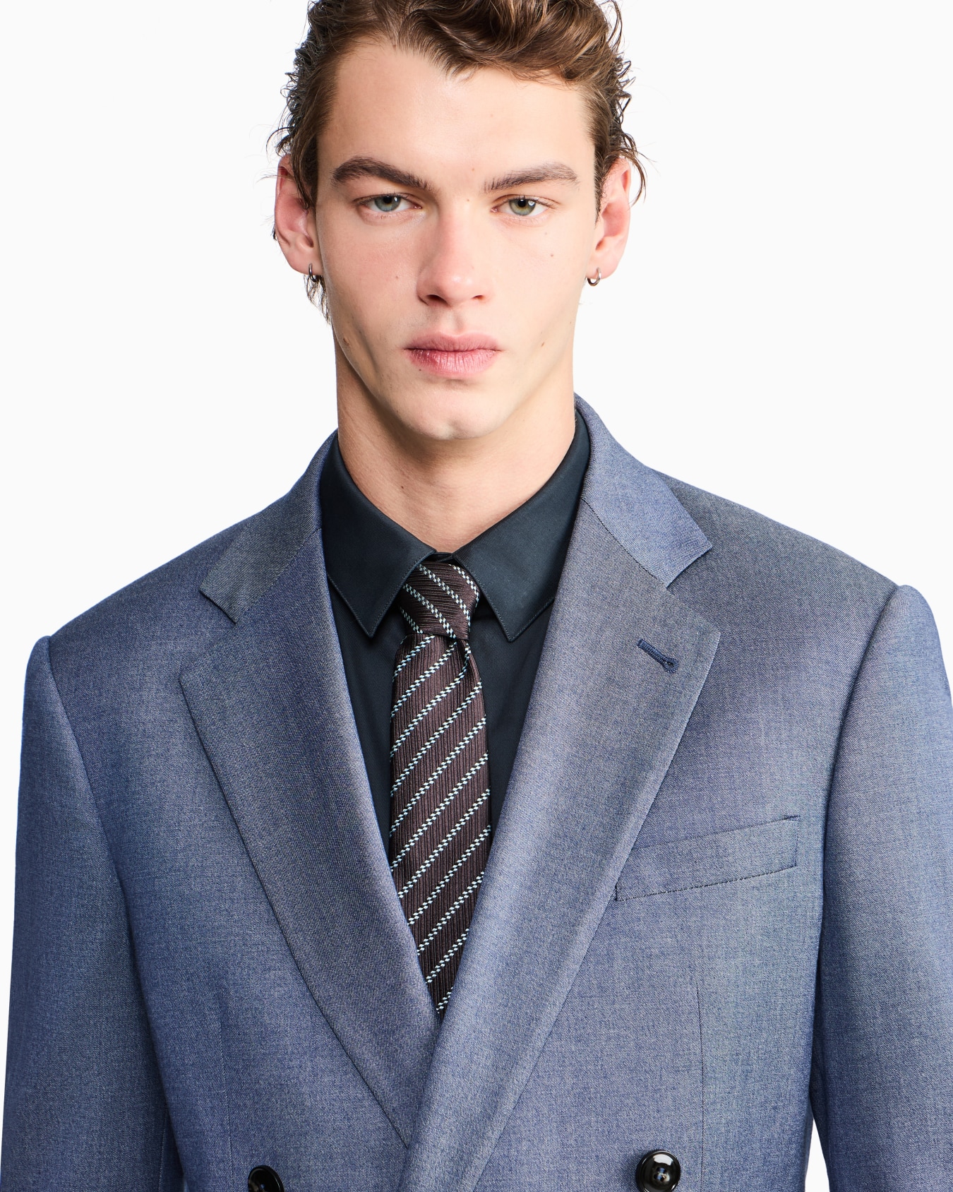 Camicia in twill di cotone luxury Slide 6