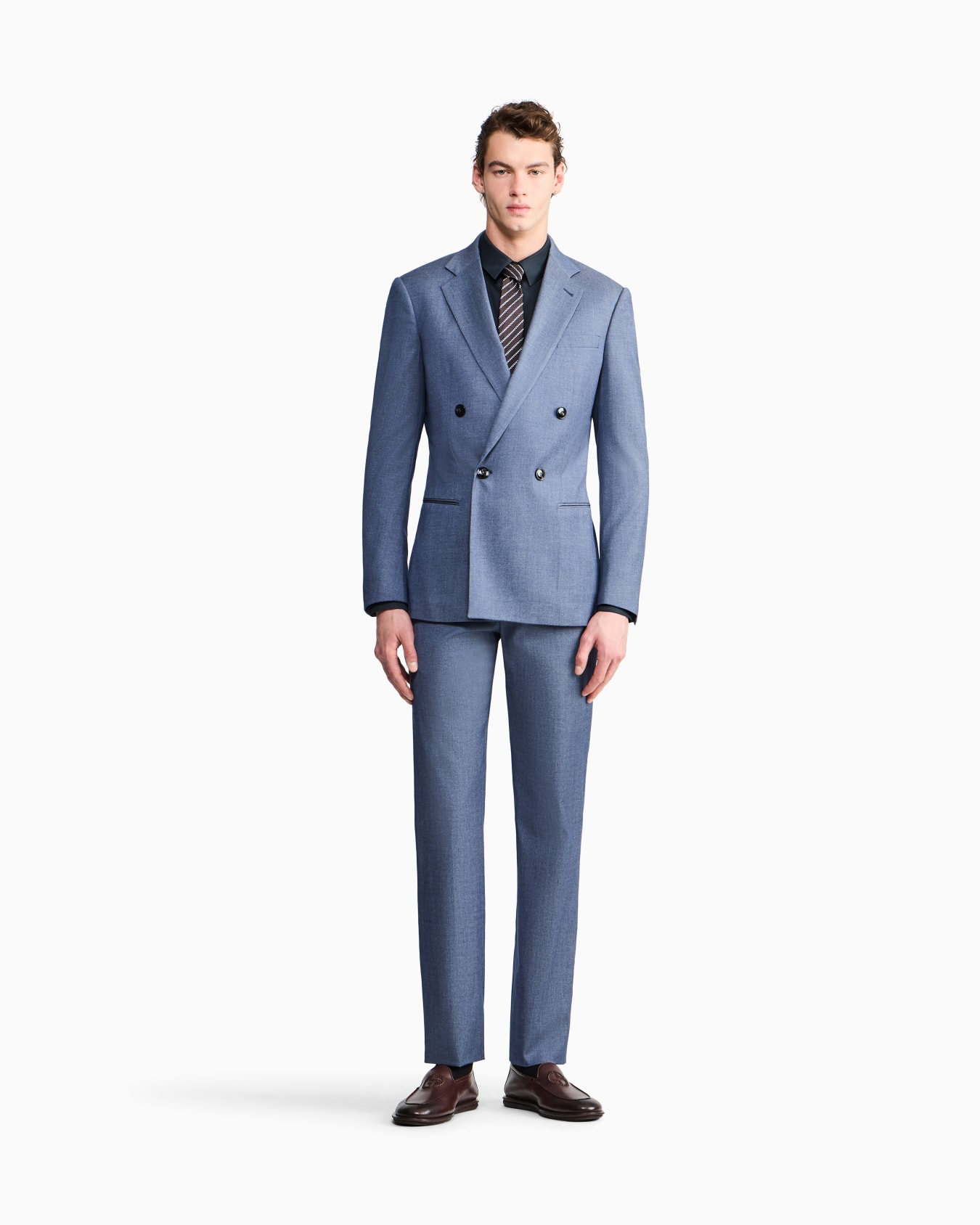 Camicia in twill di cotone luxury Slide 1