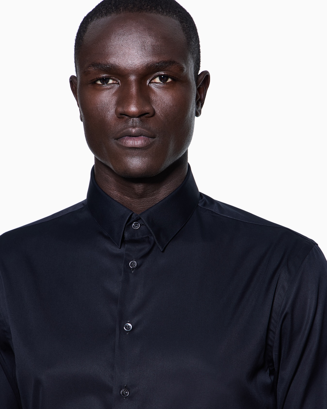 Luxury cotton twill shirt Slide 4