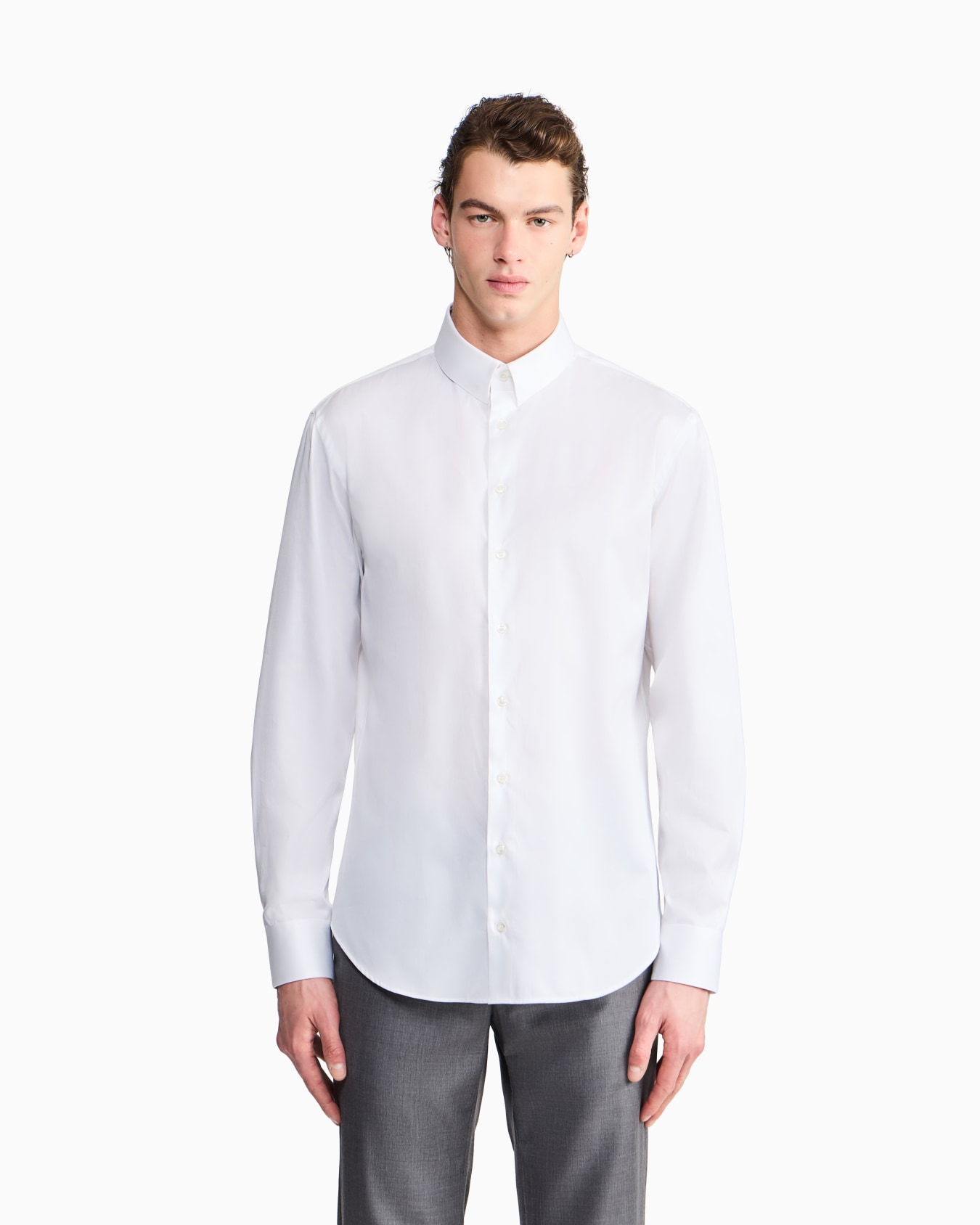 Cotton twill shirt Slide 3