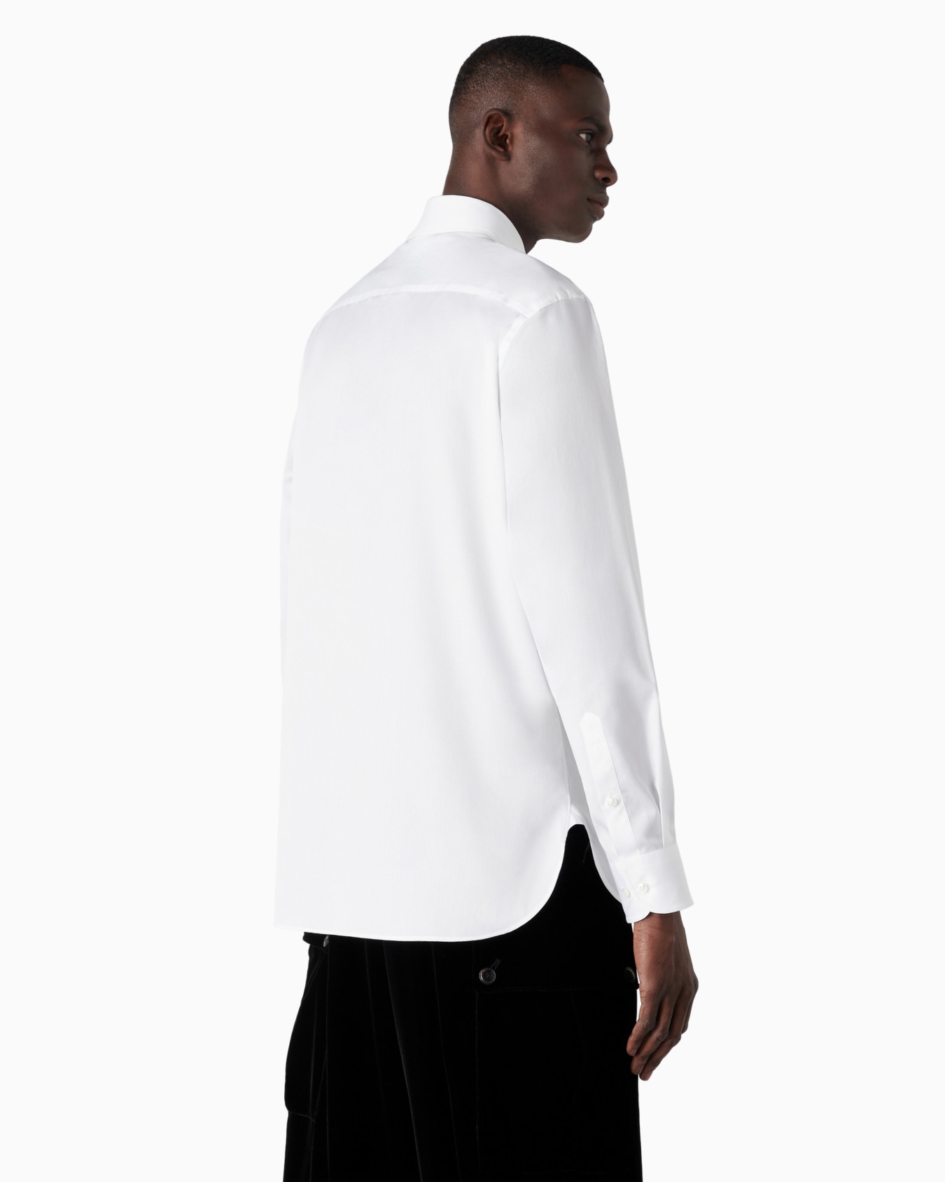 Regular-fit luxury cotton shirt Slide 2