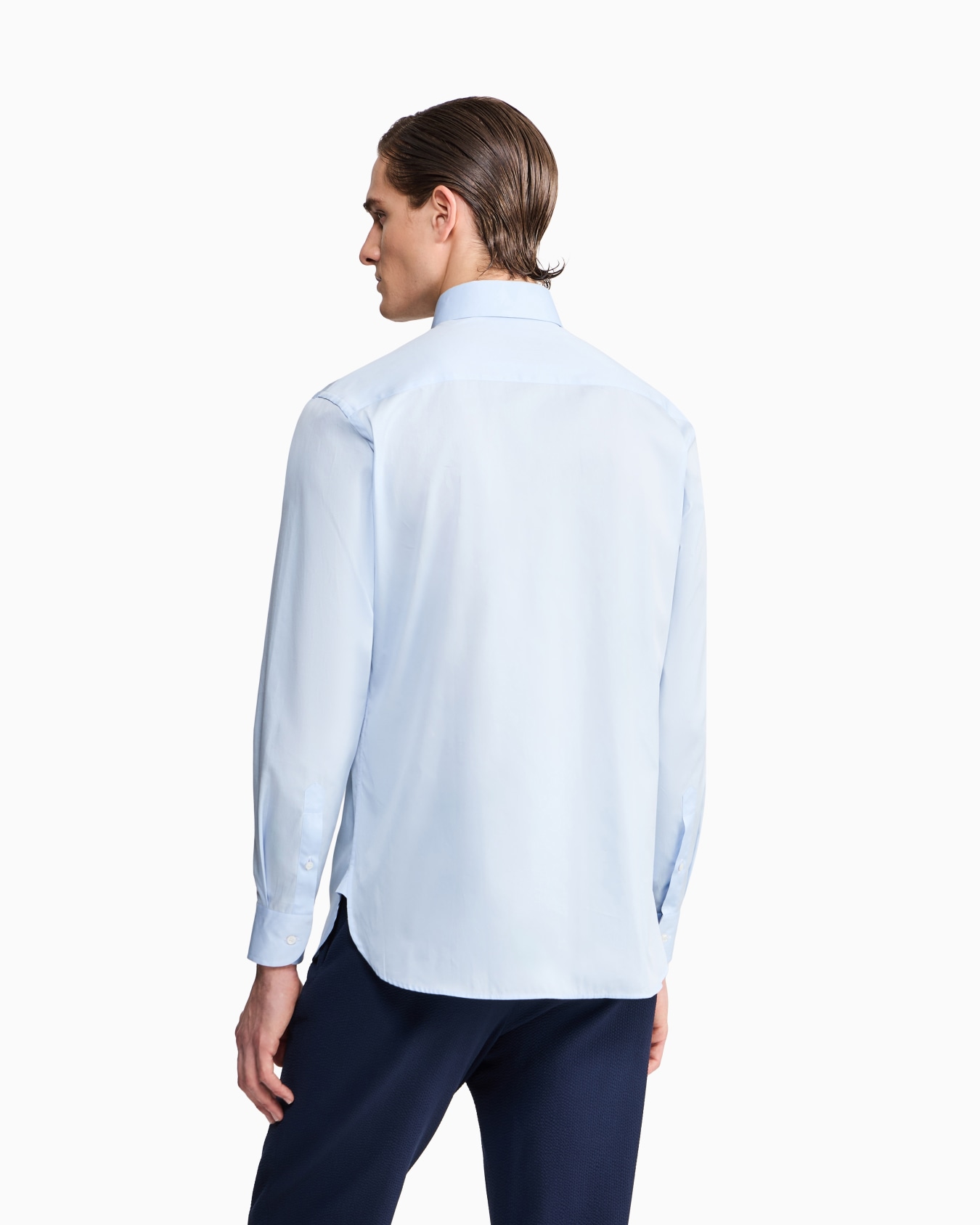 Camicia regular fit in cotone luxury Slide 5