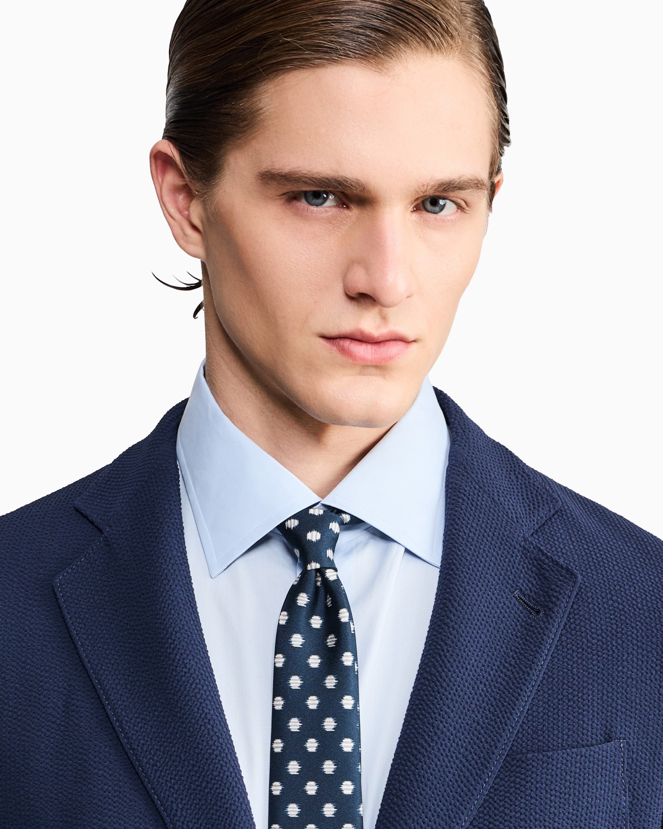 Camicia regular fit in cotone luxury Slide 6