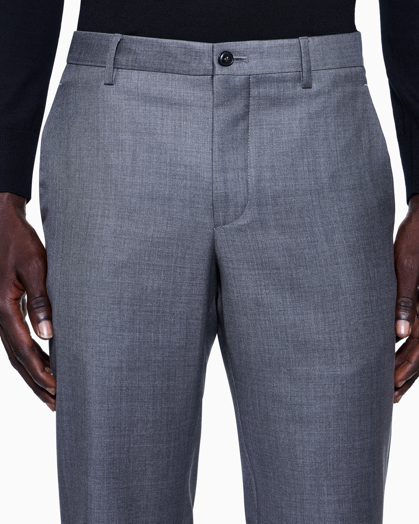 Wool and cashmere gabardine trousers Slide 4
