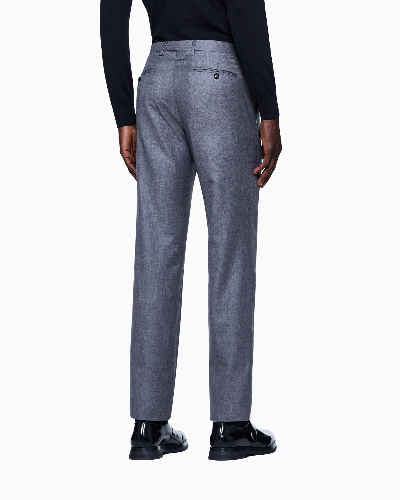 Wool and cashmere gabardine trousers Slide 2