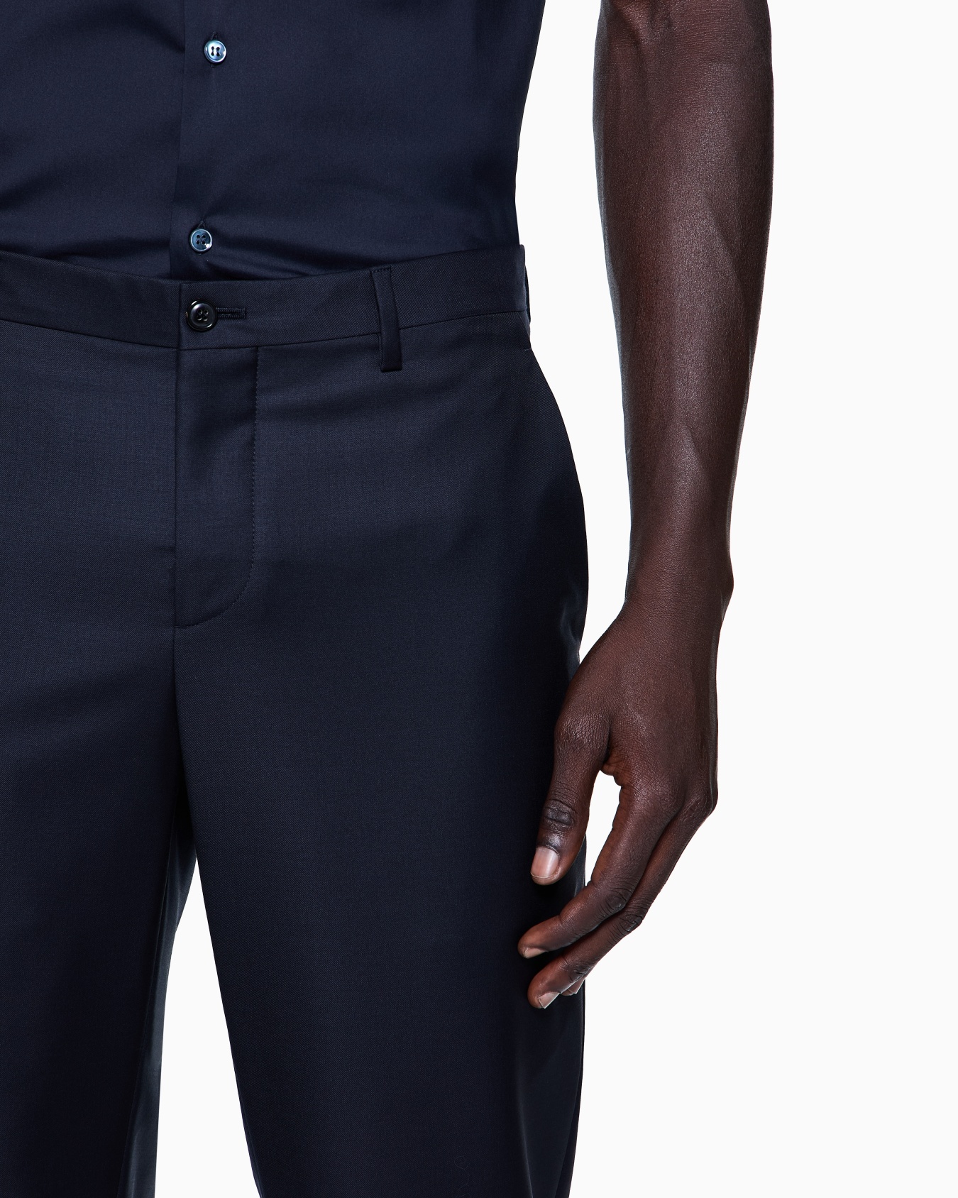 Pantalones de gabardina de lana y cachemir Diapositiva 4